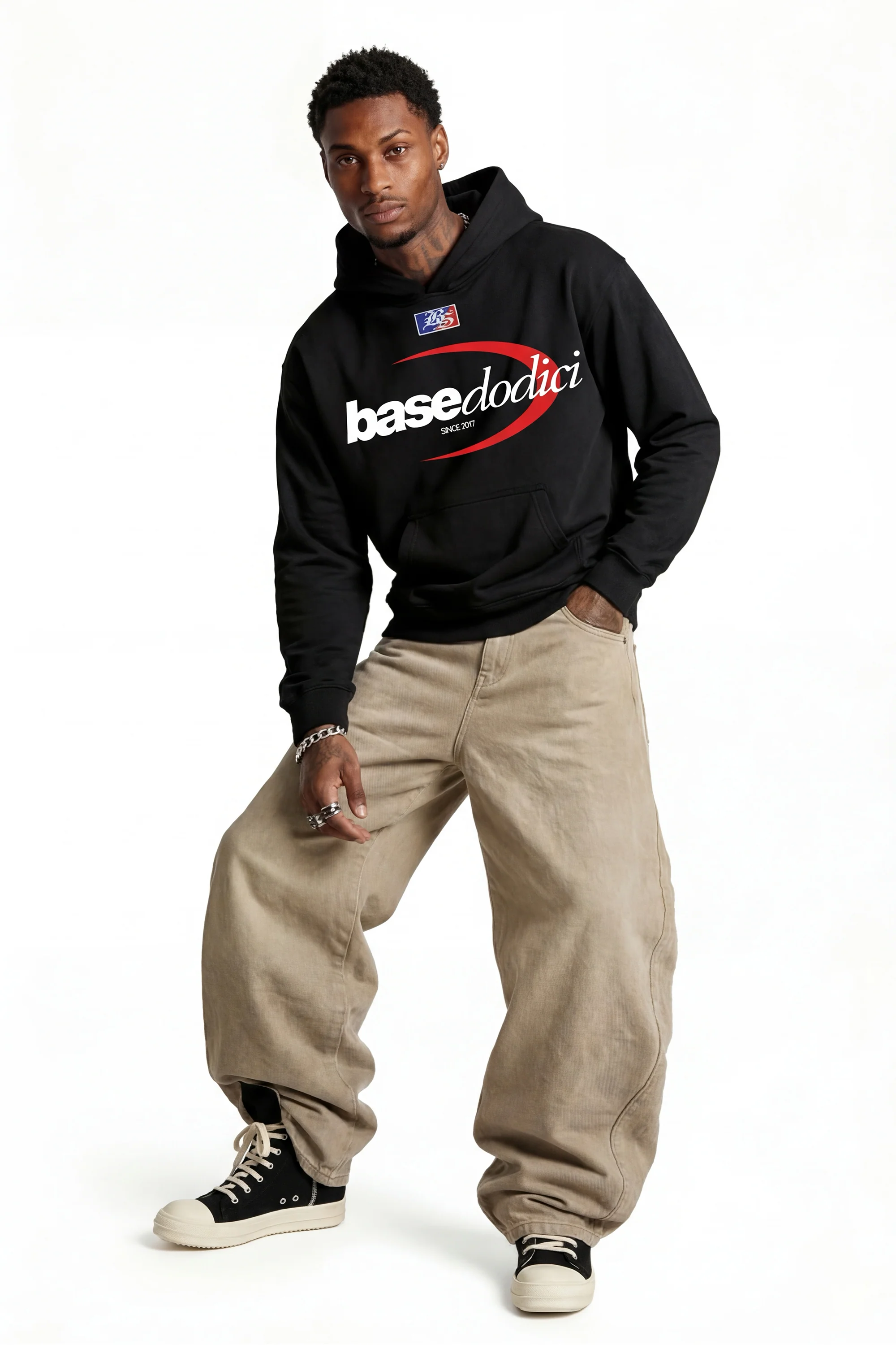 Hoodie "FOR DREAMERS" Logo Black - Image 6