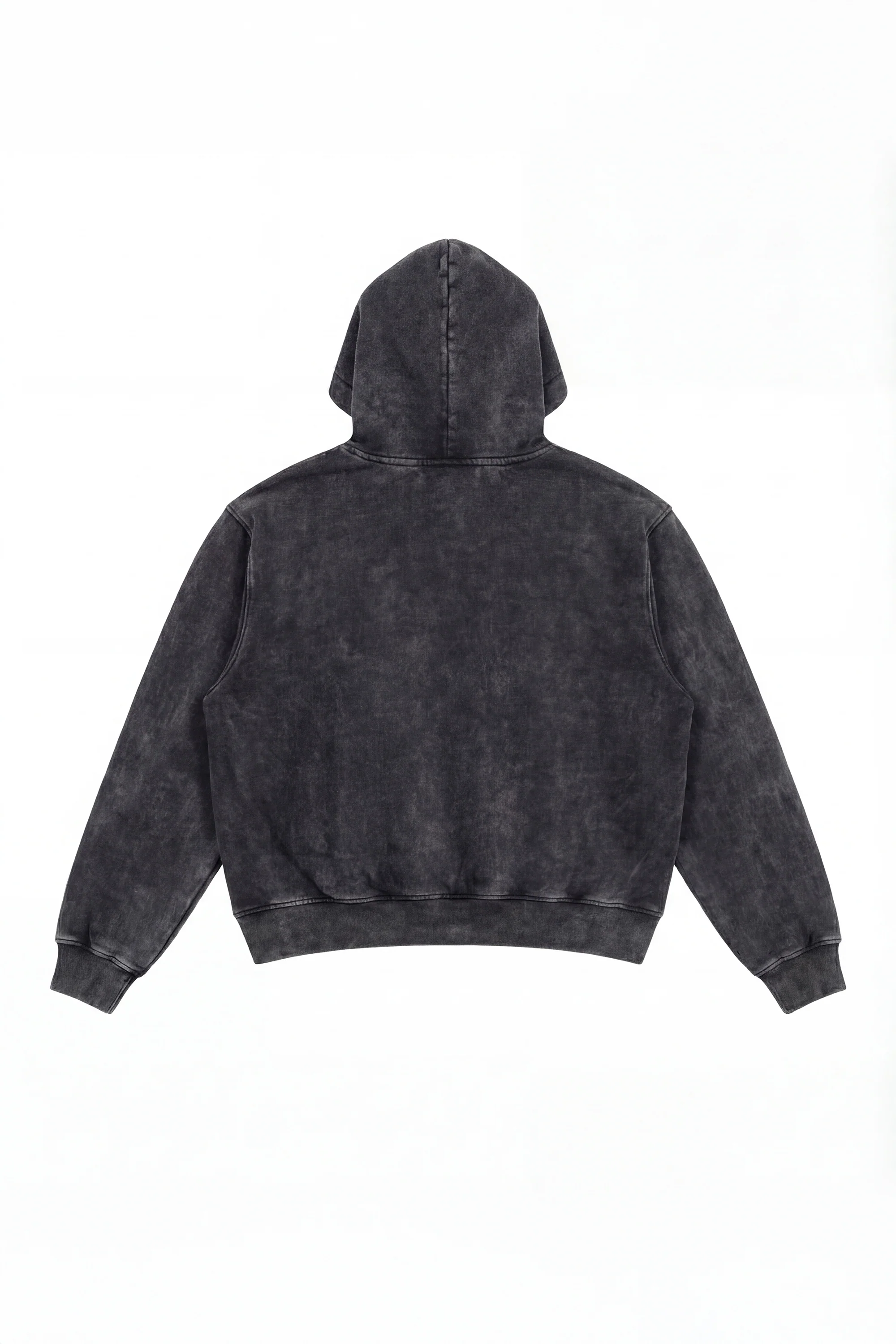 Hoodie "FOR DREAMERS" Logo Stone Washed Dark - Image 4