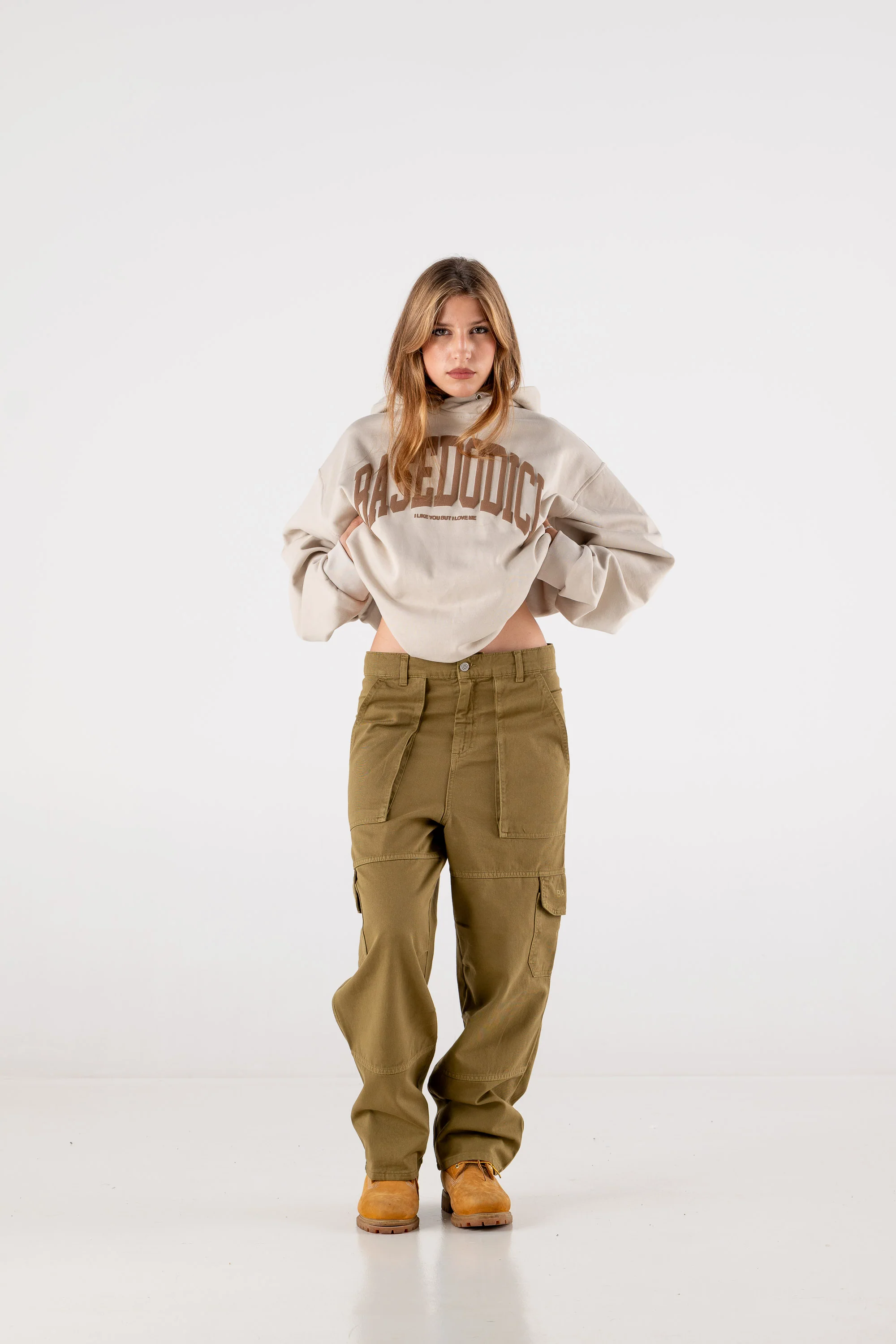 Cargo Pants “DE LA RUE À LA RUE” TheBasic Green - Image 3