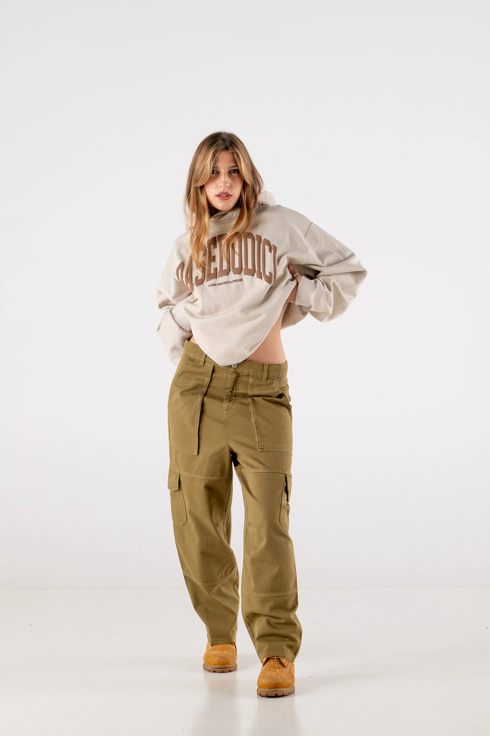 Cargo Pants “DE LA RUE À LA RUE” TheBasic Green - Image 8
