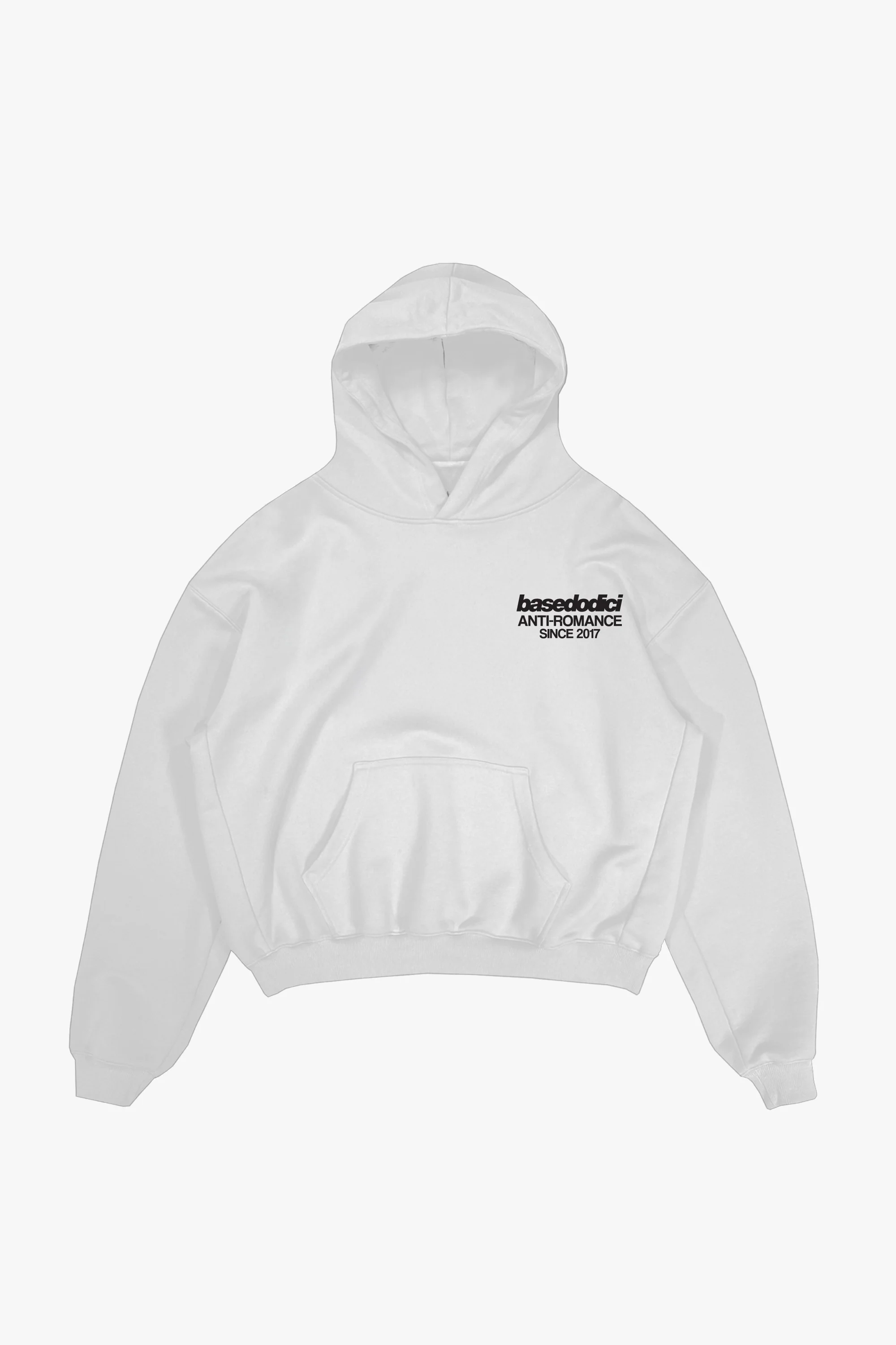 Hoodie "KILLED ROMANCE" White/Black - Image 10