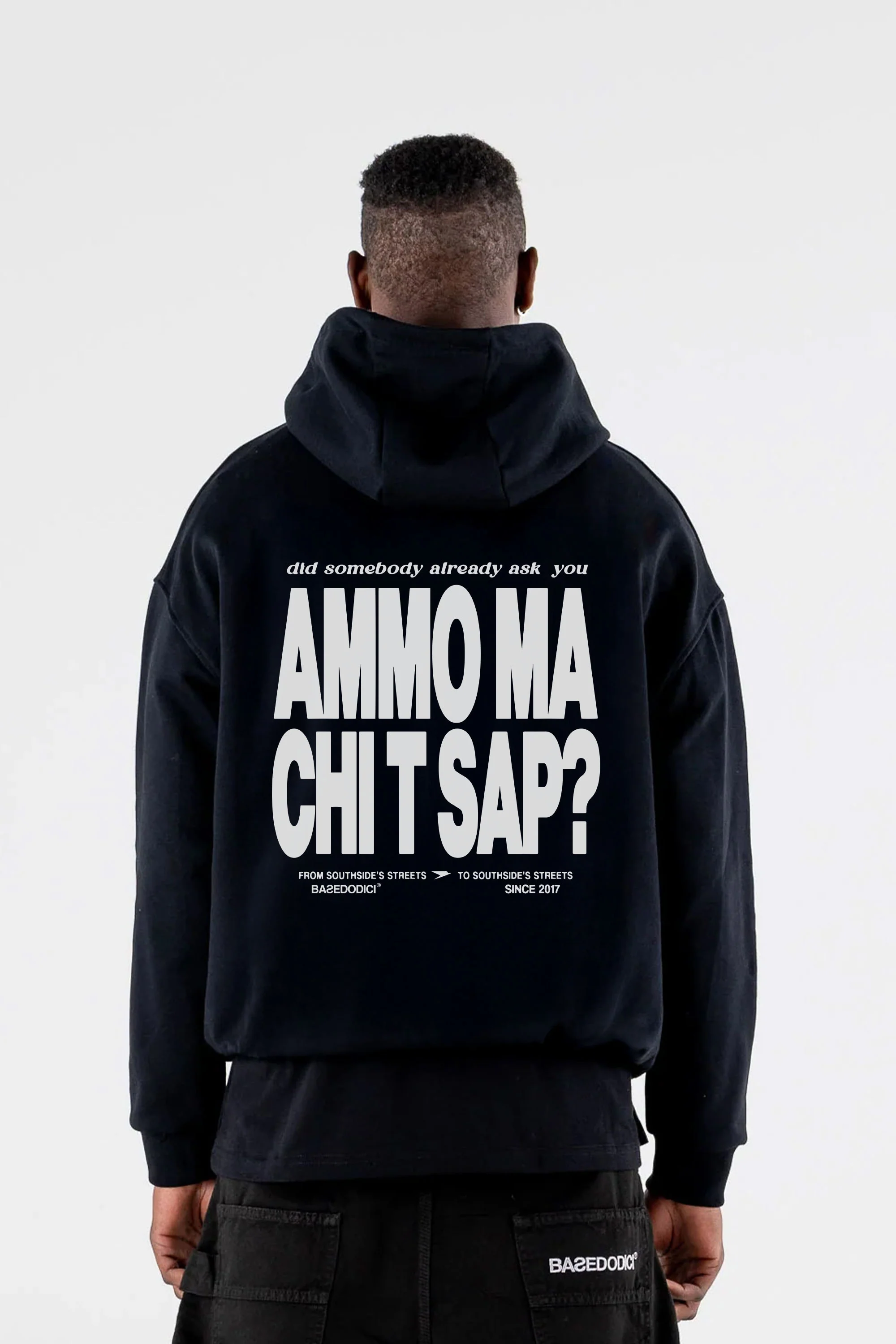 Hoodie "AMMO" CHI'T'SAP Black - Image 5