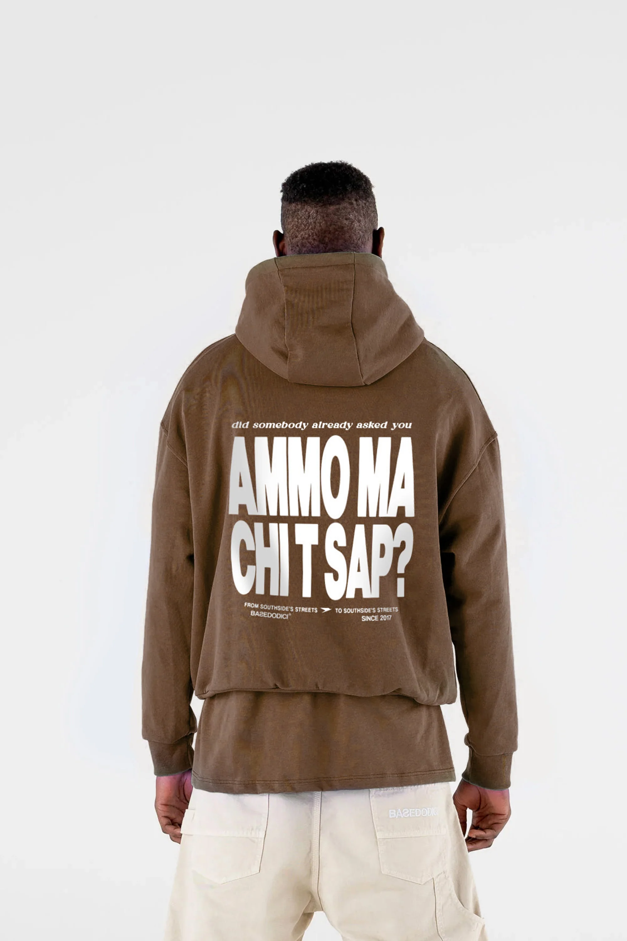 Hoodie "AMMO" CHI'T'SAP Cactus Brown - Image 2