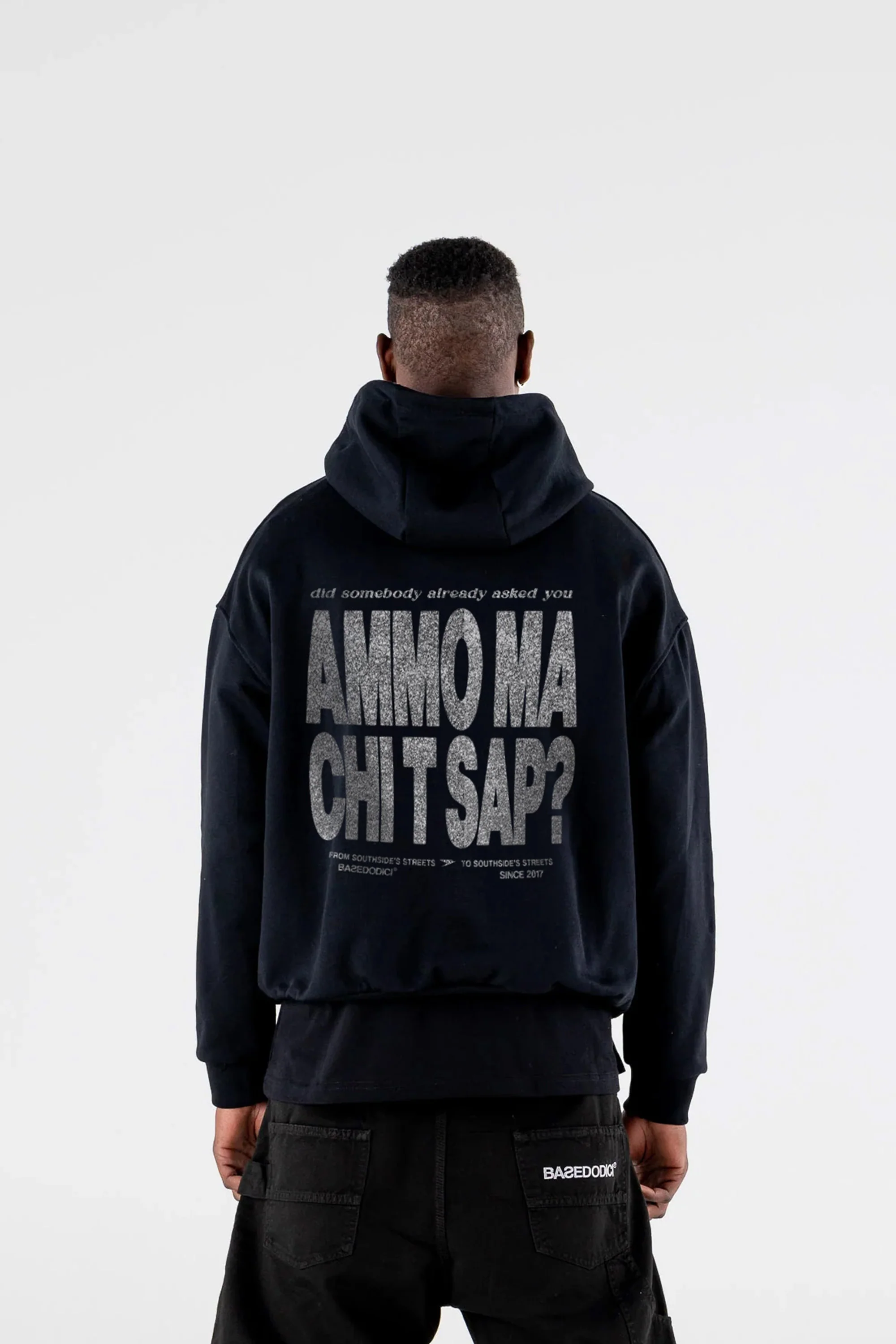Hoodie "AMMO" CHI'T'SAP Black/Glitter - Image 4