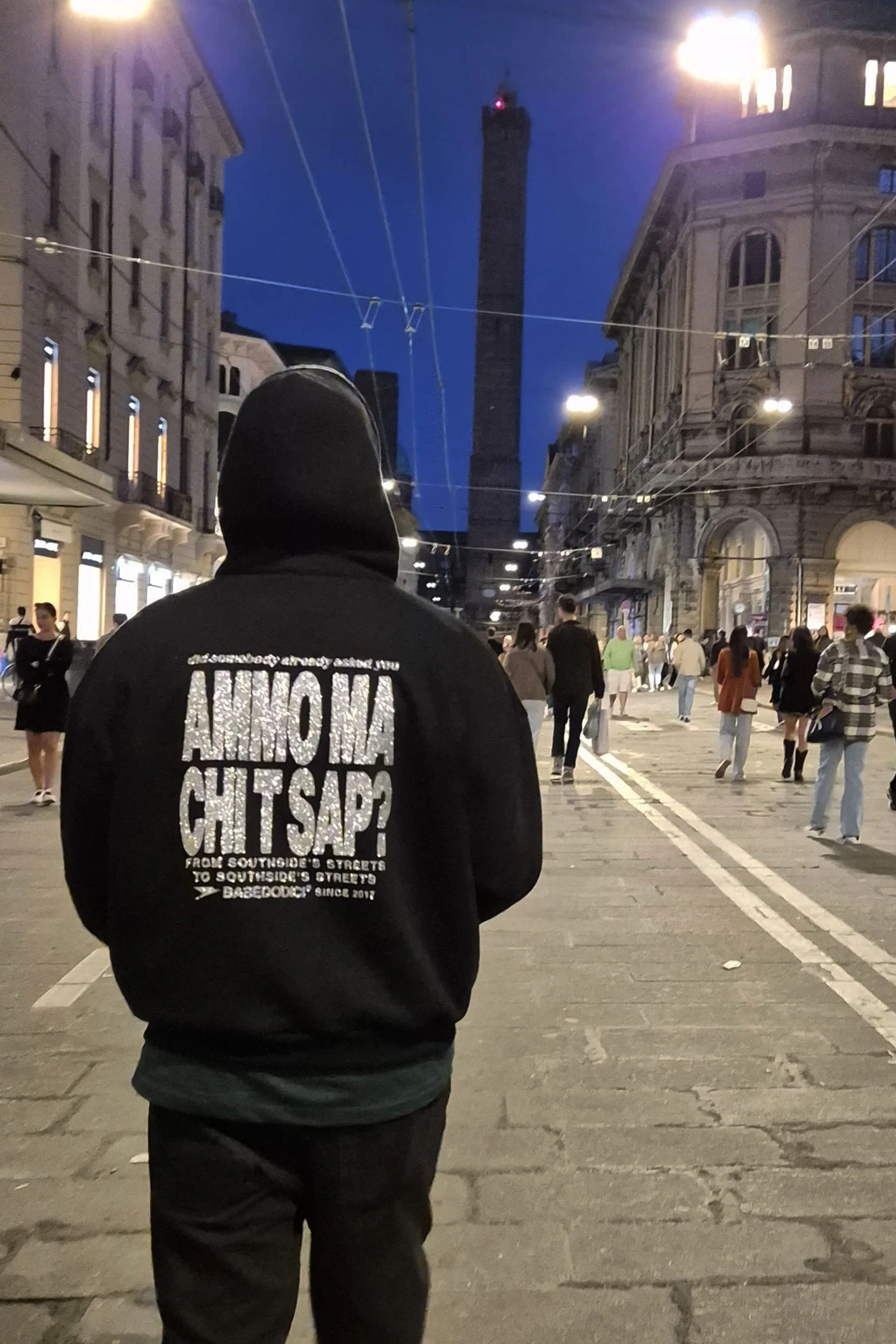 Hoodie "AMMO" CHI'T'SAP Black/Glitter - Image 9
