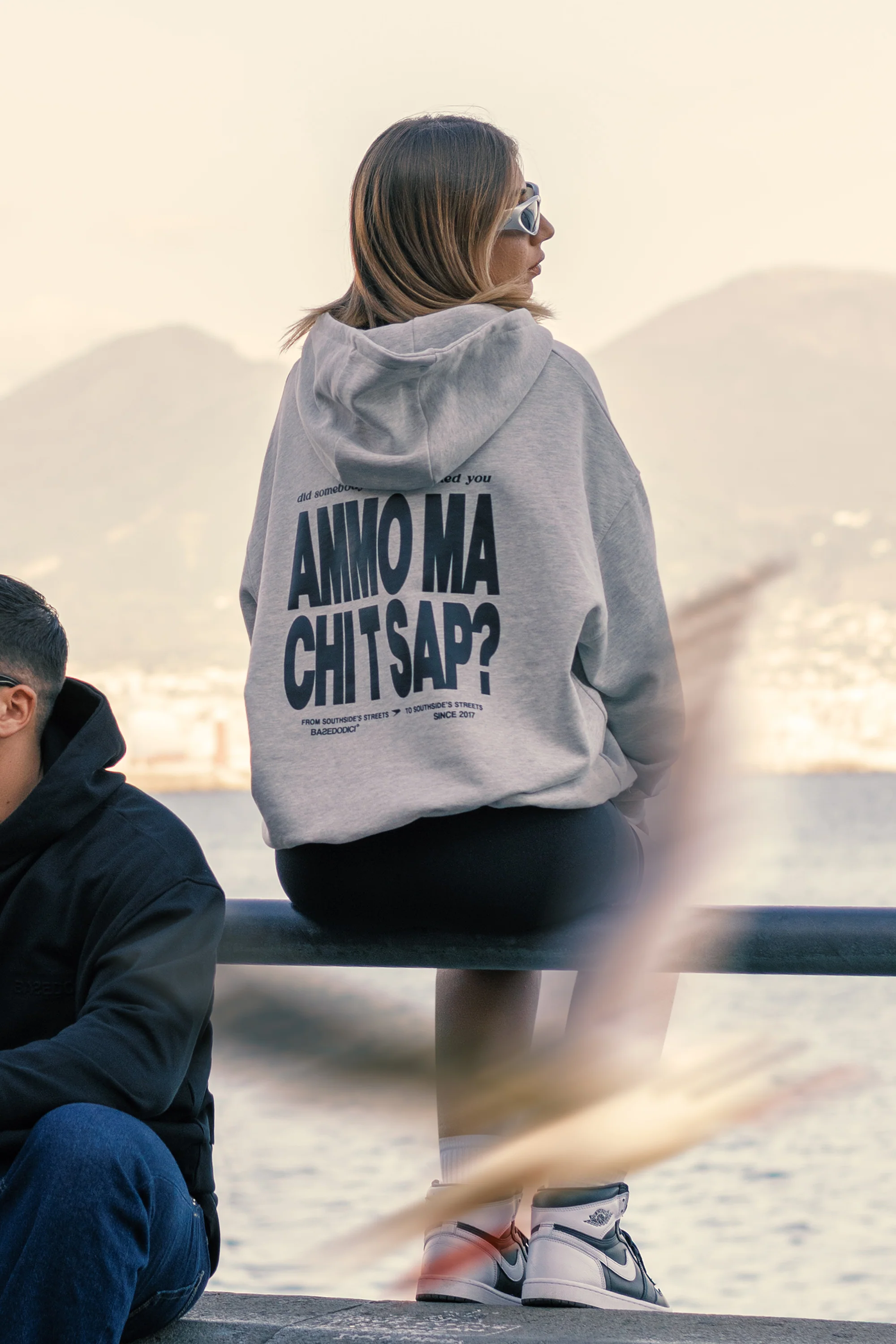 Hoodie "AMMO" CHI'T'SAP AshGrey - Image 4