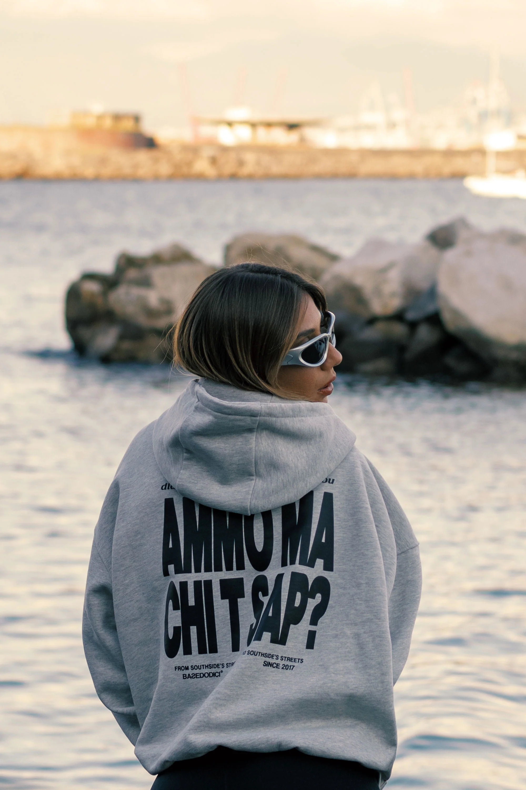 Hoodie "AMMO" CHI'T'SAP AshGrey - Image 6
