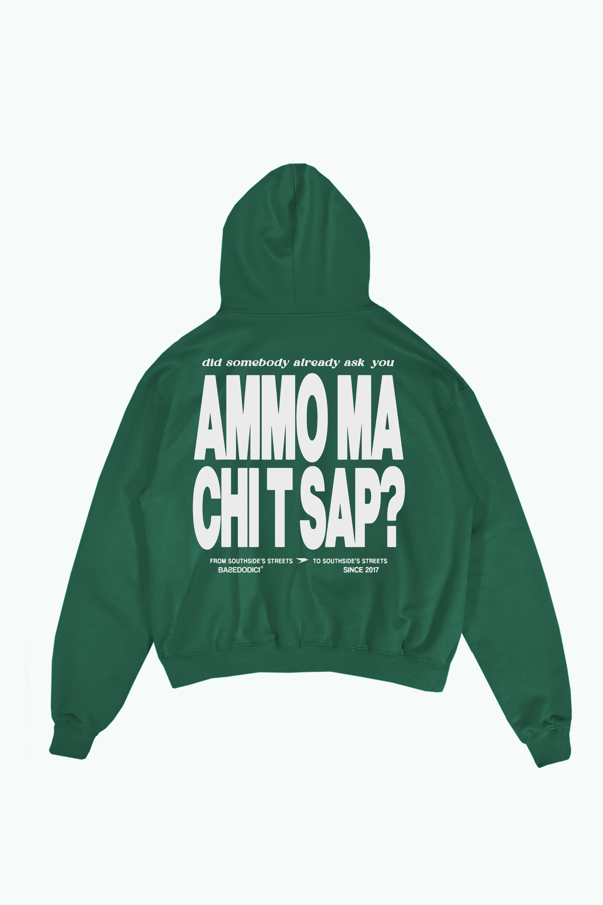Hoodie "AMMO" CHI'T'SAP Green