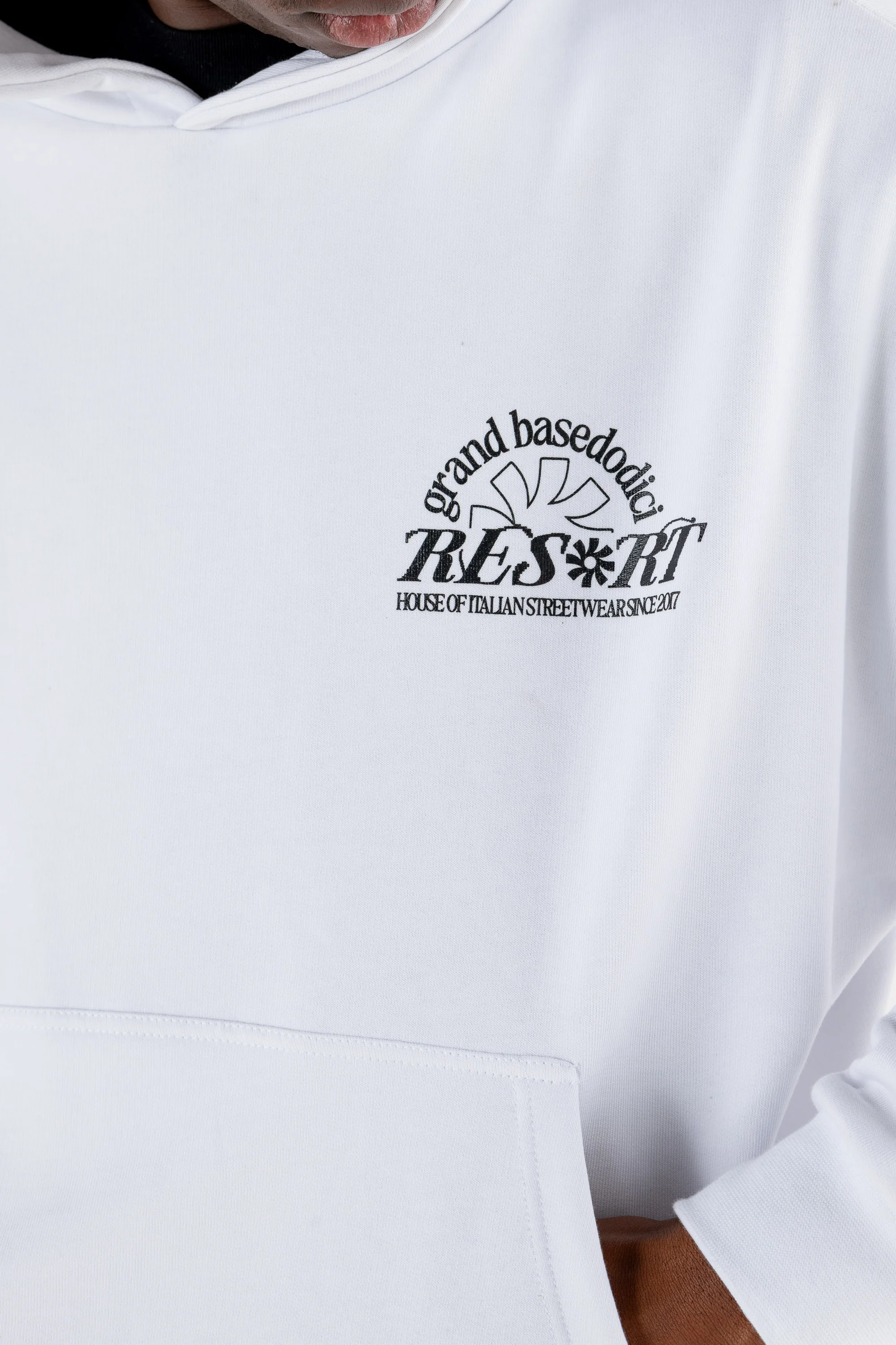 Hoodie “RESORT” Grand Resort White - Image 14