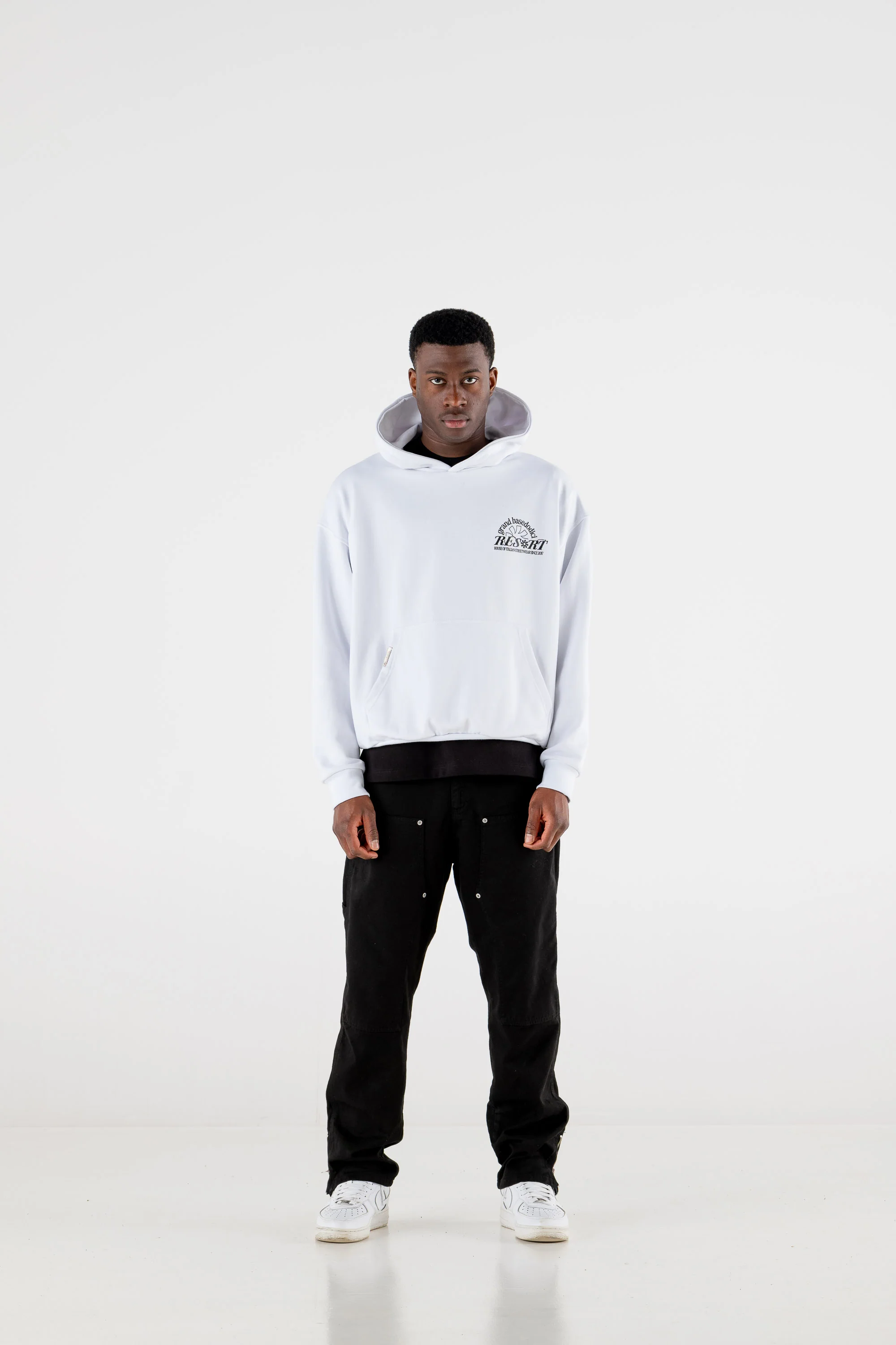 Hoodie “RESORT” Grand Resort White - Image 4