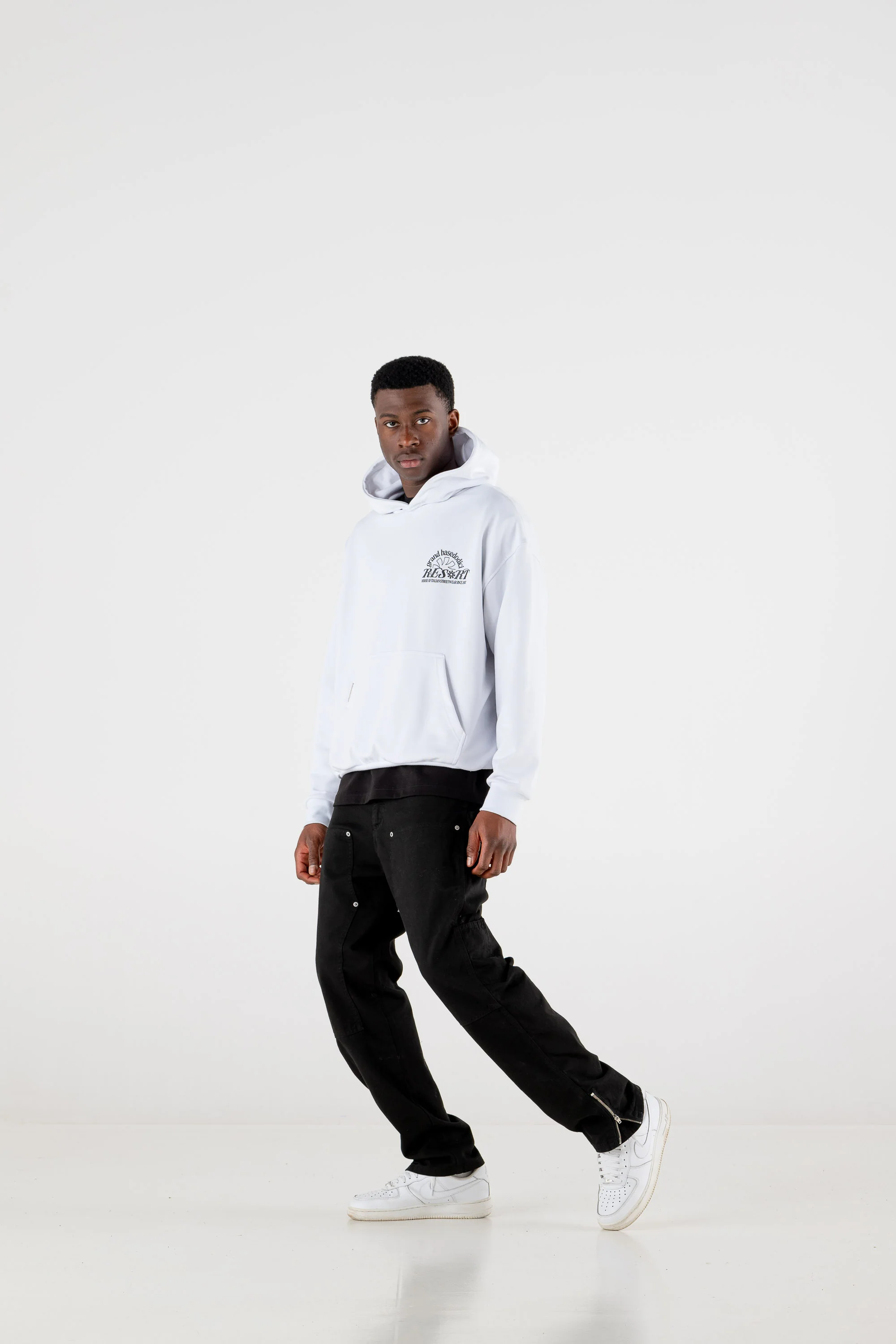 Hoodie “RESORT” Grand Resort White - Image 6