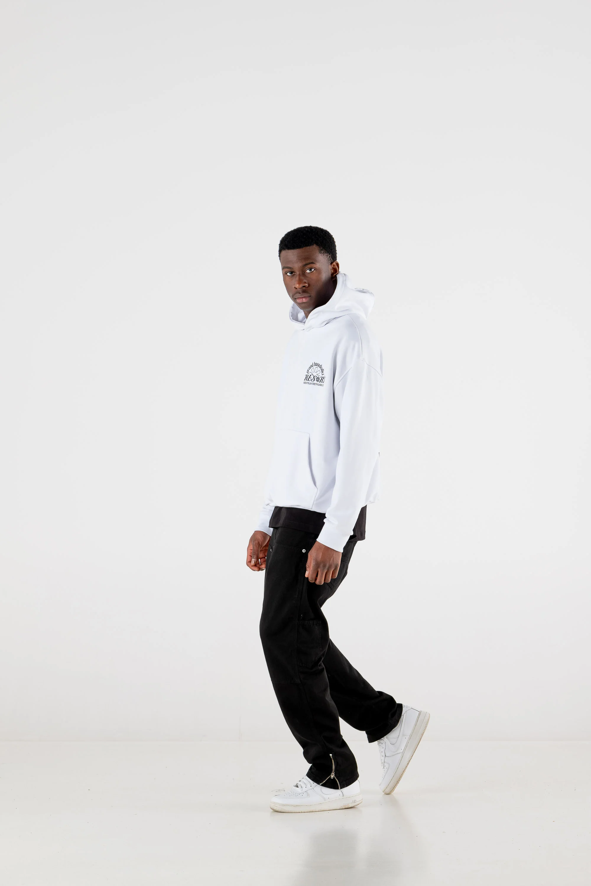 Hoodie “RESORT” Grand Resort White - Image 9