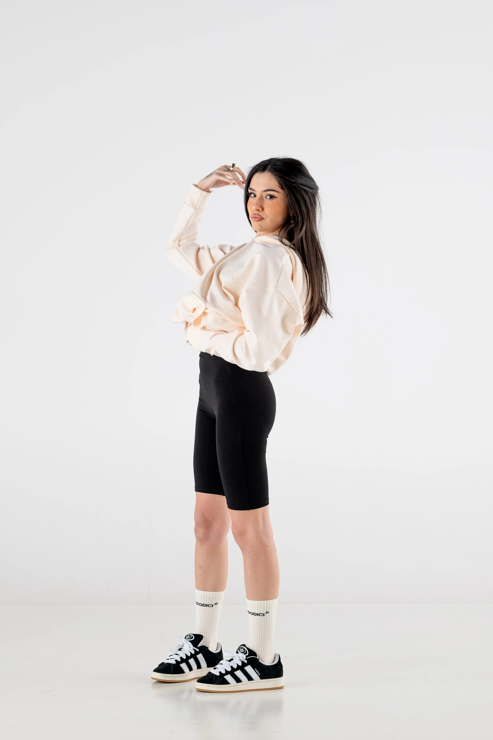 Hoodie “RESORT” Ultrabasic Cream - Image 10