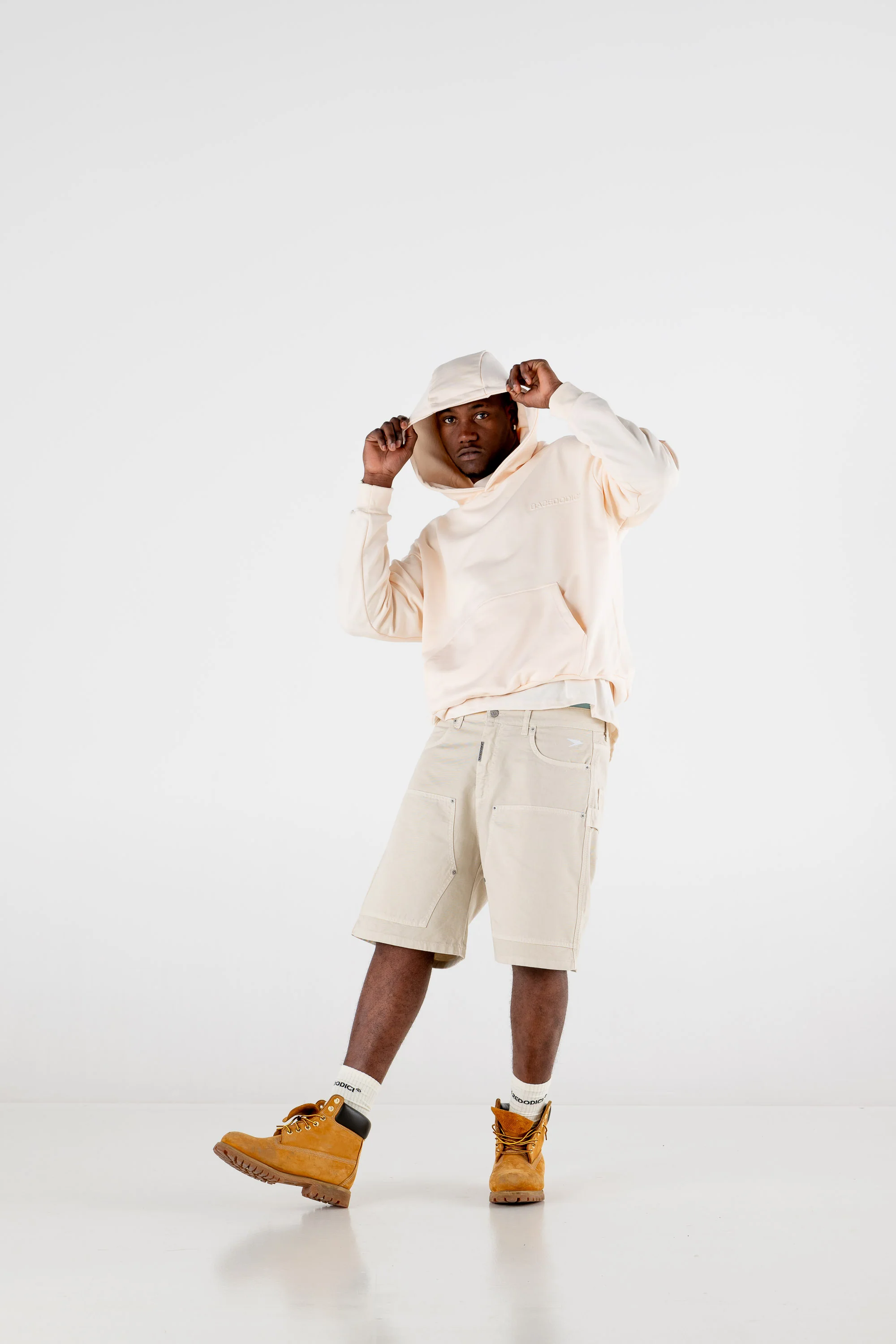 Hoodie “RESORT” Ultrabasic Cream - Image 8