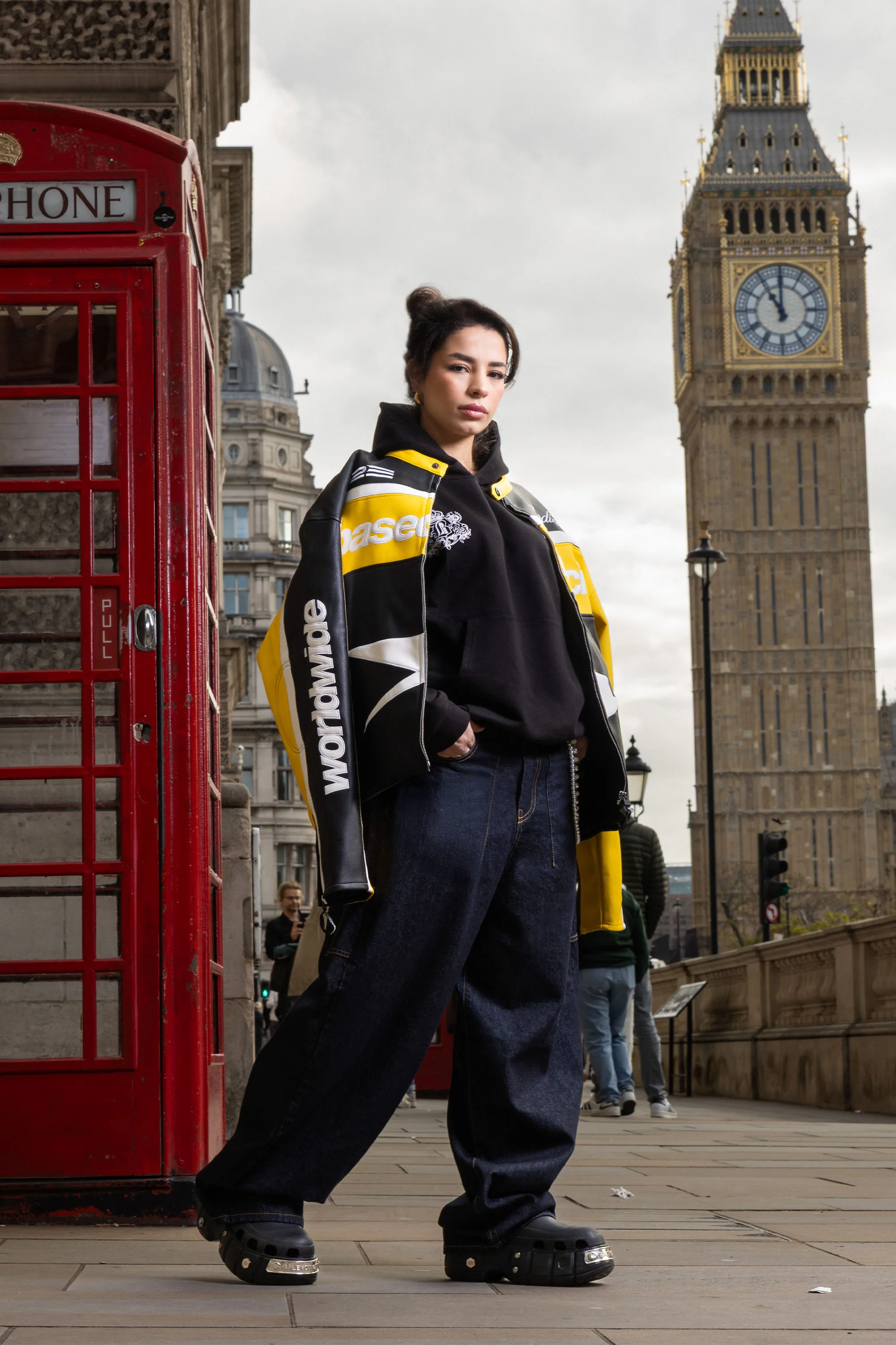 Hoodie "RUDEBOY LDN" NotBought Black - Image 8