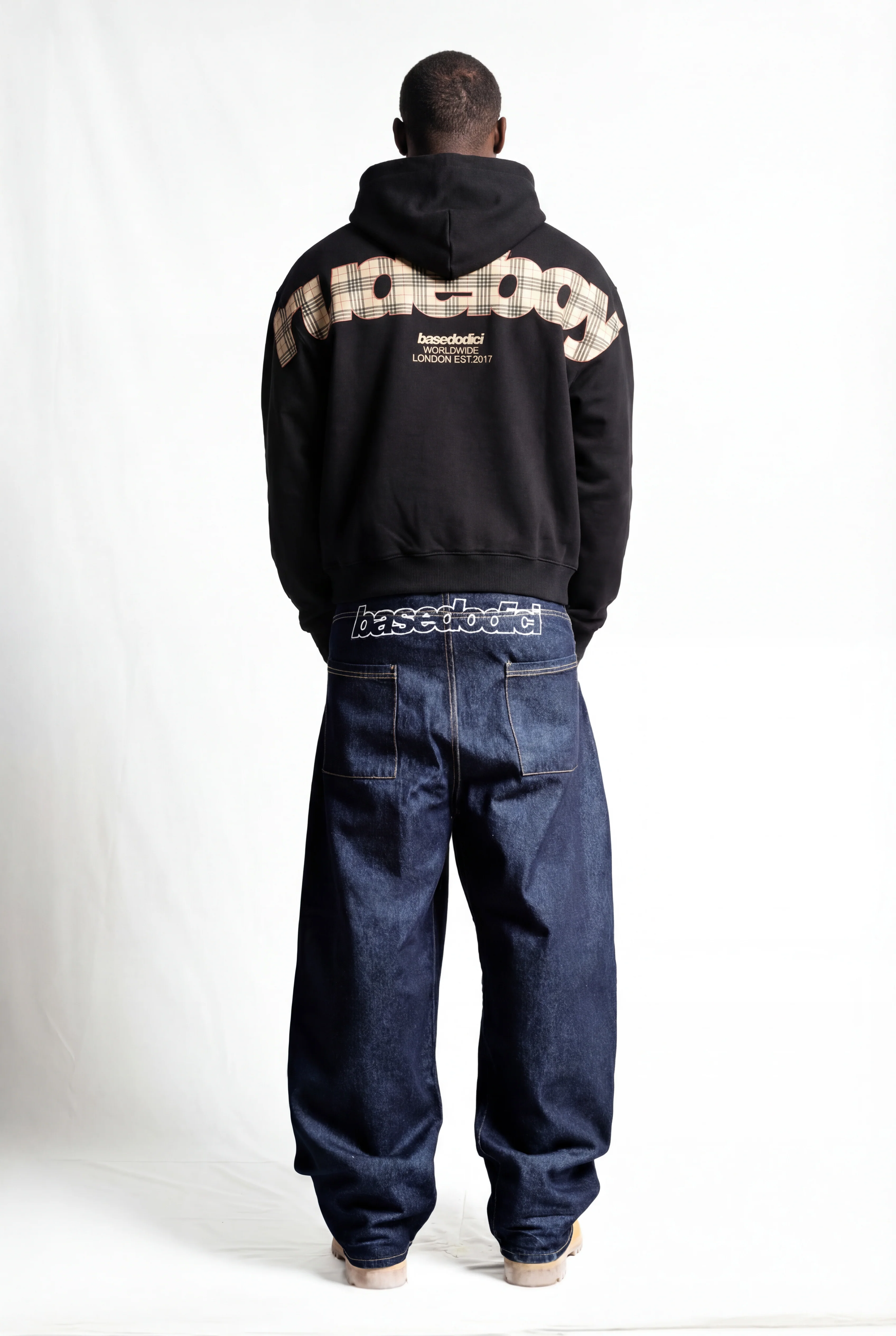Hoodie "RUDEBOY LDN" RudeBoy Black - Image 3