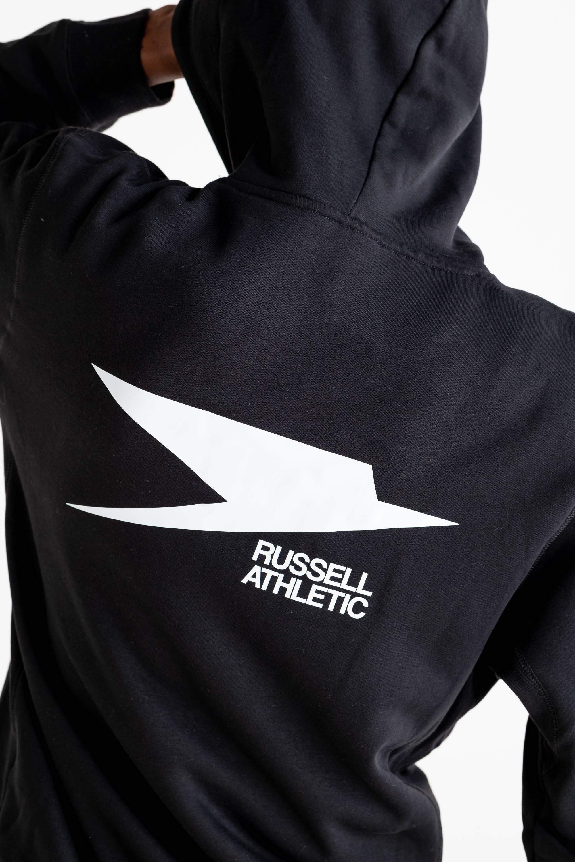 Hoodie “RUSSELLxBASEDODICI" Collab Logo Black - Image 13