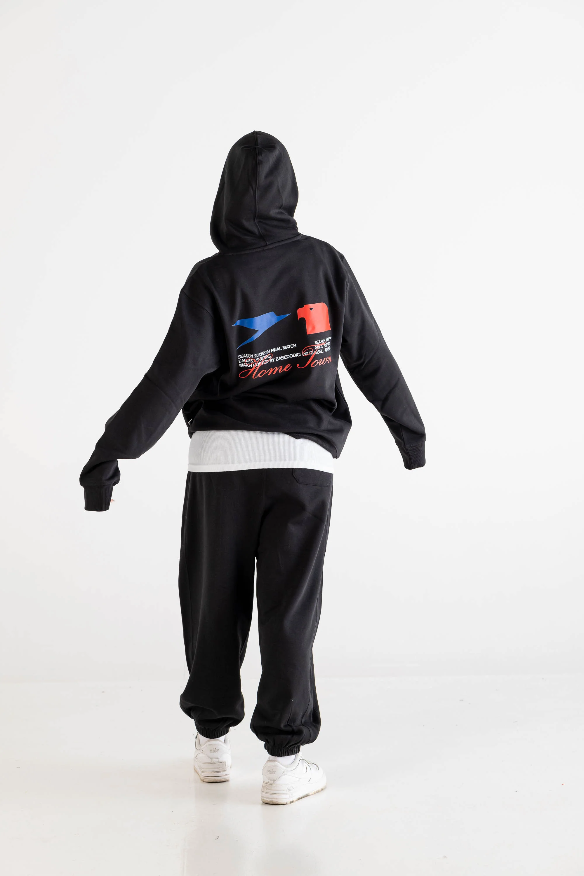 Hoodie "RUSSELLxBASEDODICI" Touchdown Black - Image 11