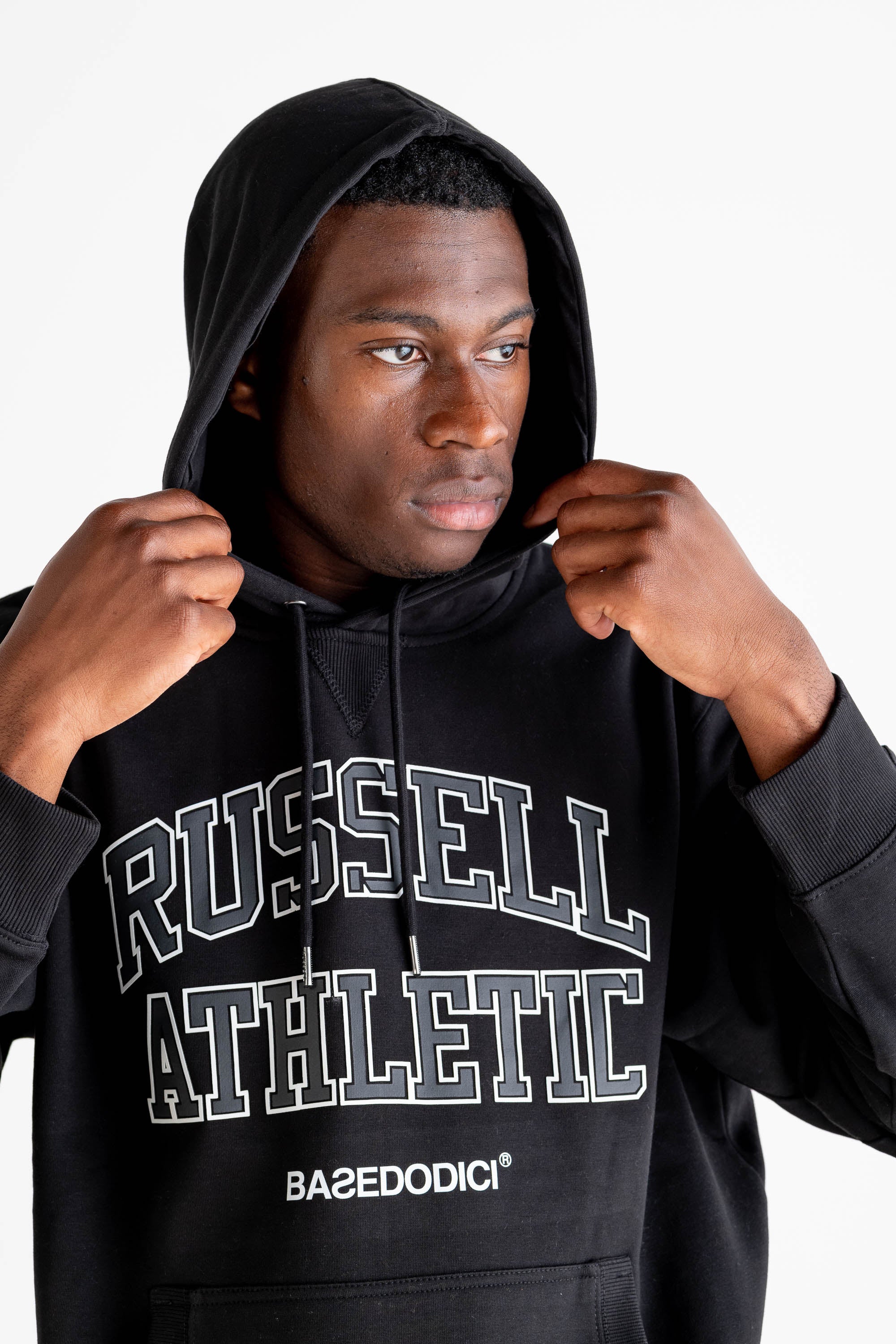 Hoodie "RUSSELLxBASEDODICI" Touchdown Black - Image 12