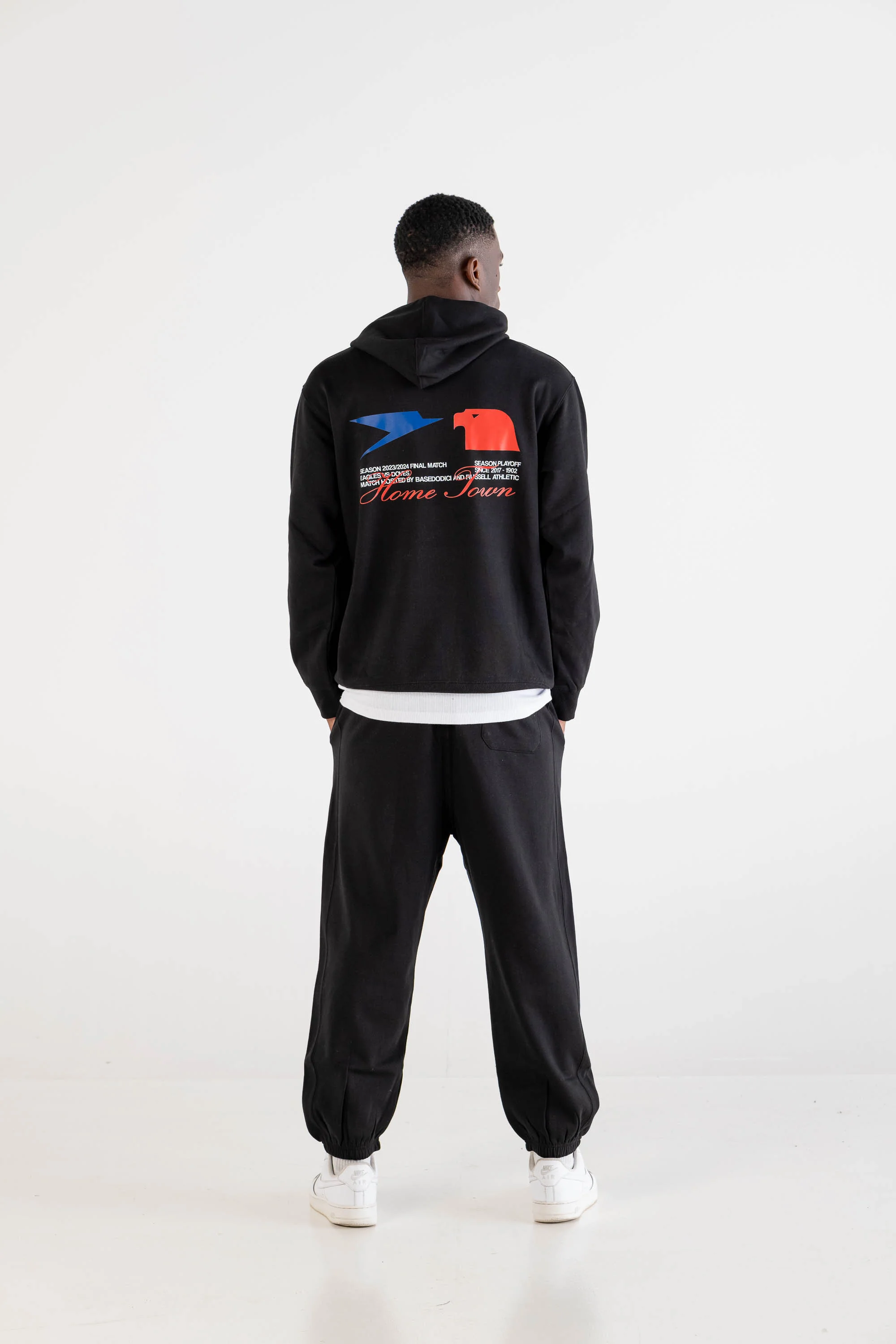 Hoodie "RUSSELLxBASEDODICI" Touchdown Black - Image 6
