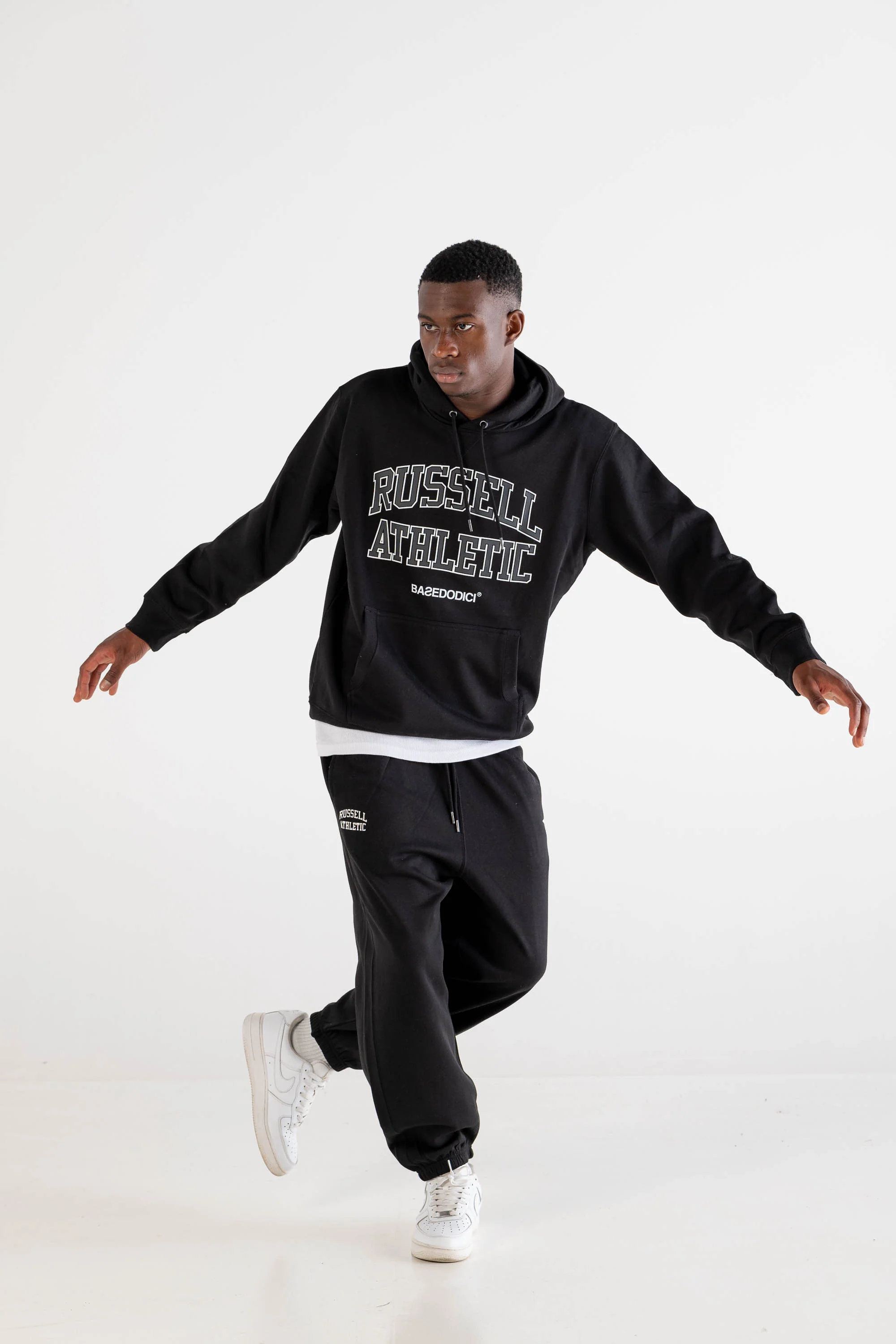 Hoodie "RUSSELLxBASEDODICI" Touchdown Black - Image 7