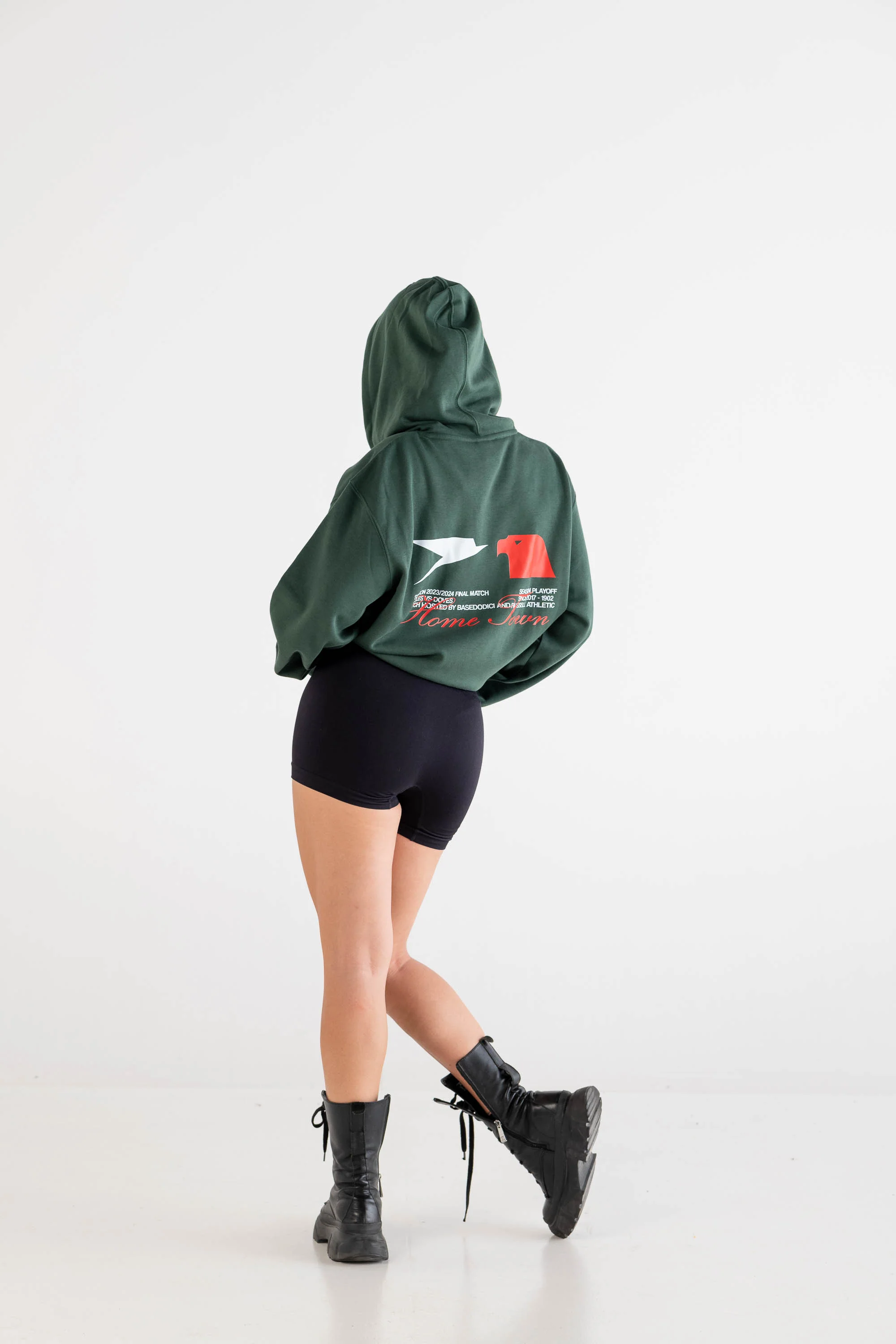 Hoodie "RUSSELLxBASEDODICI" Touchdown Green - Image 11