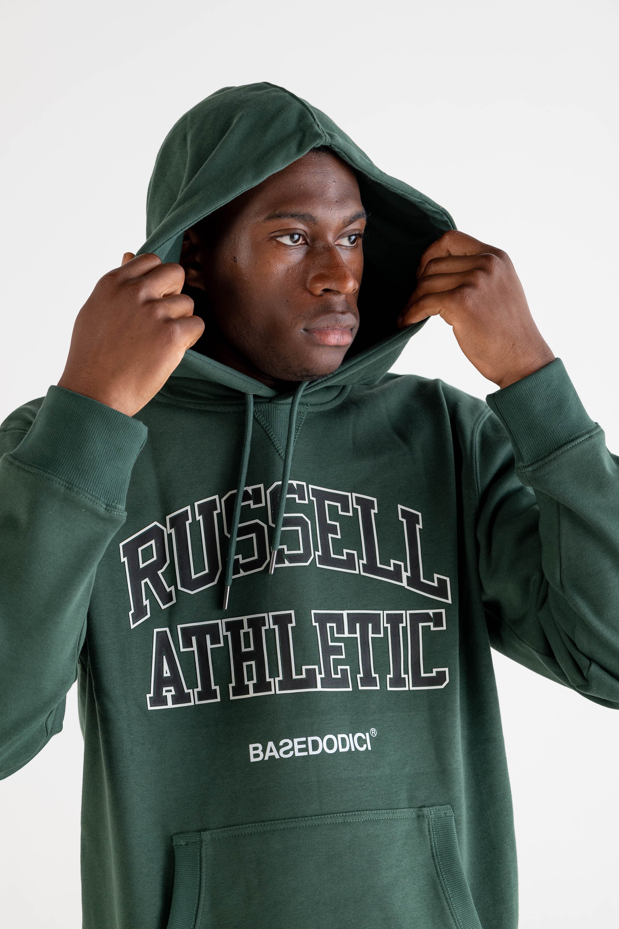 Hoodie "RUSSELLxBASEDODICI" Touchdown Green - Image 12