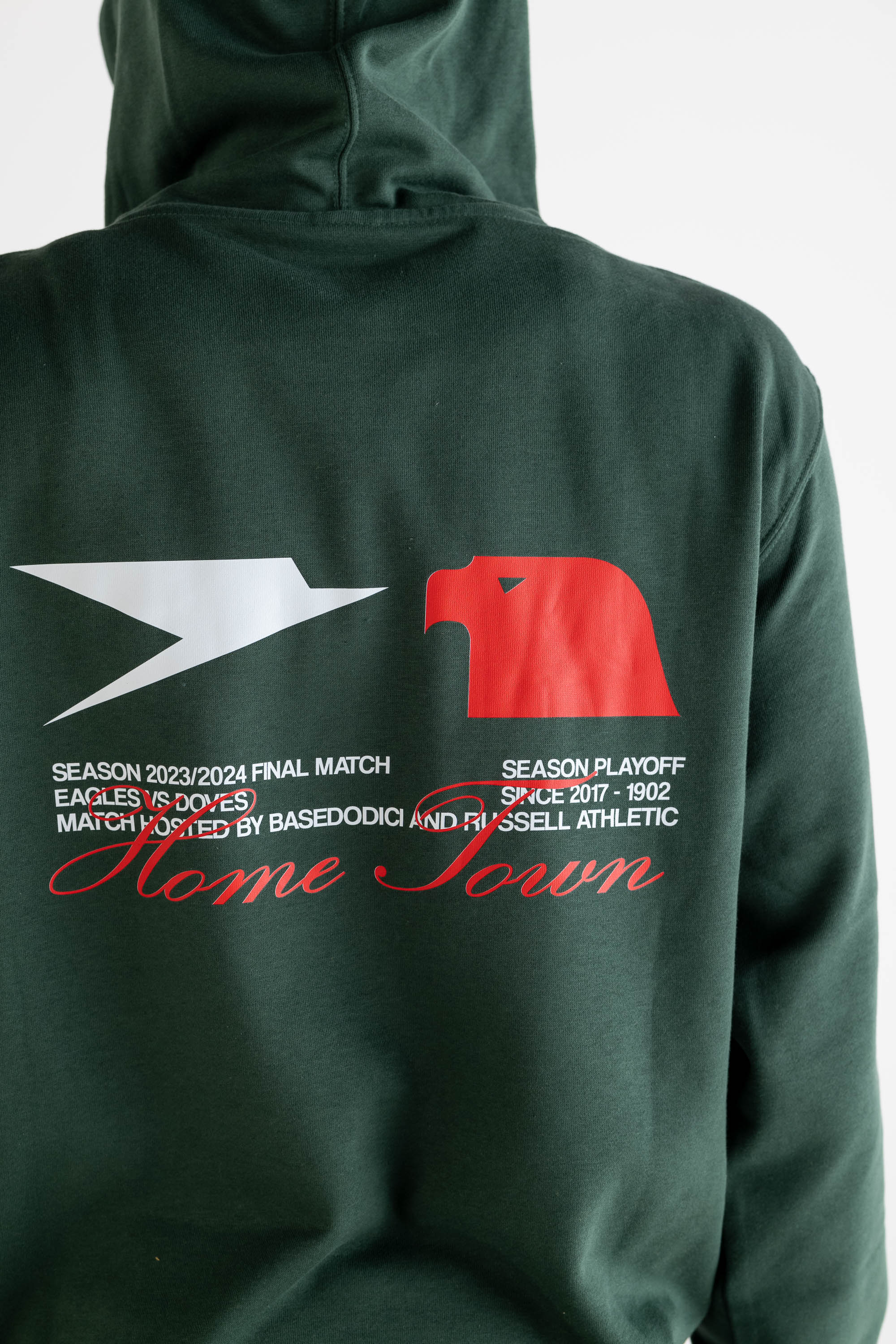 Hoodie "RUSSELLxBASEDODICI" Touchdown Green - Image 13