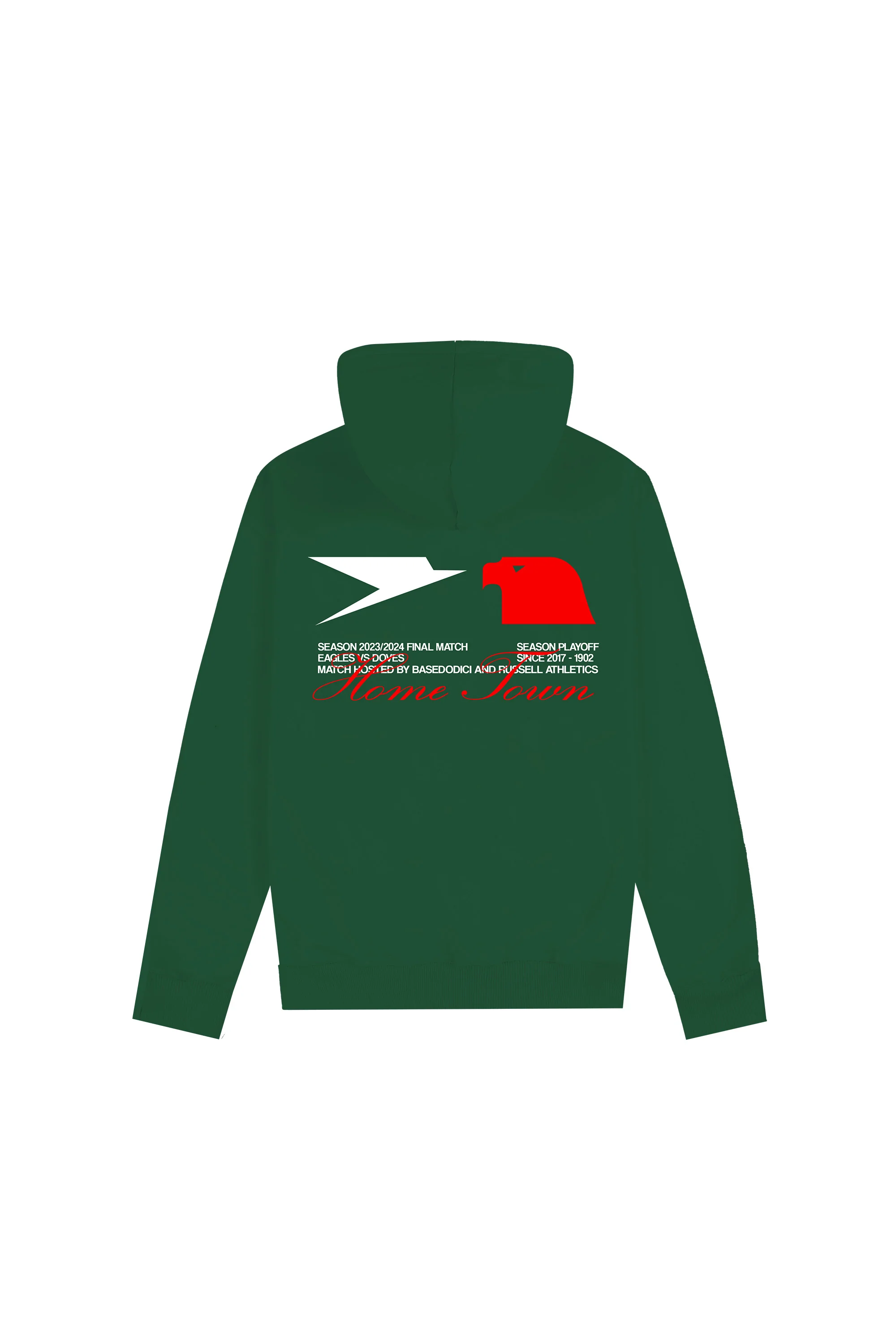 Hoodie "RUSSELLxBASEDODICI" Touchdown Green - Image 3
