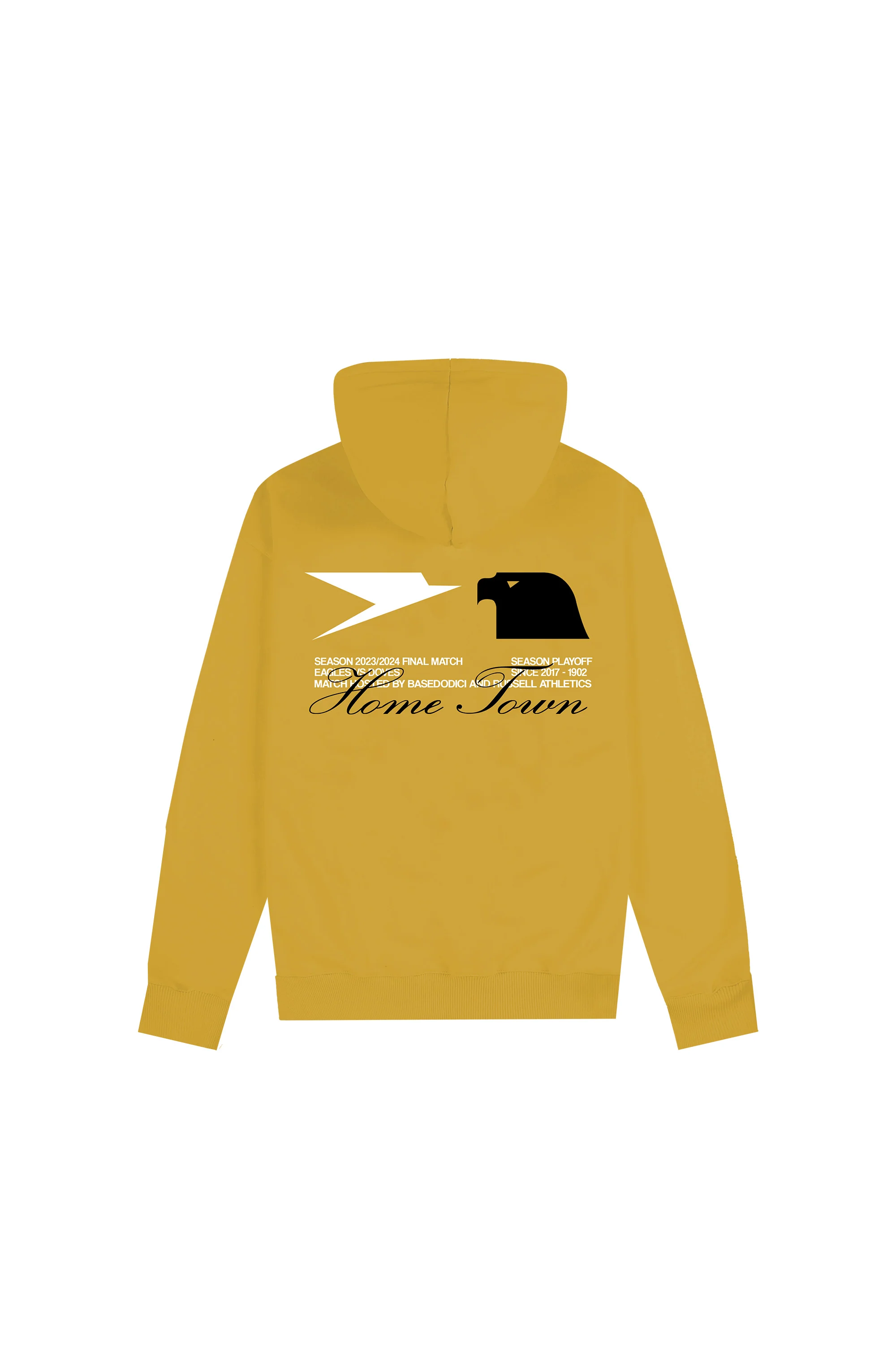 Hoodie "RUSSELLxBASEDODICI" Touchdown Yellow - Image 3
