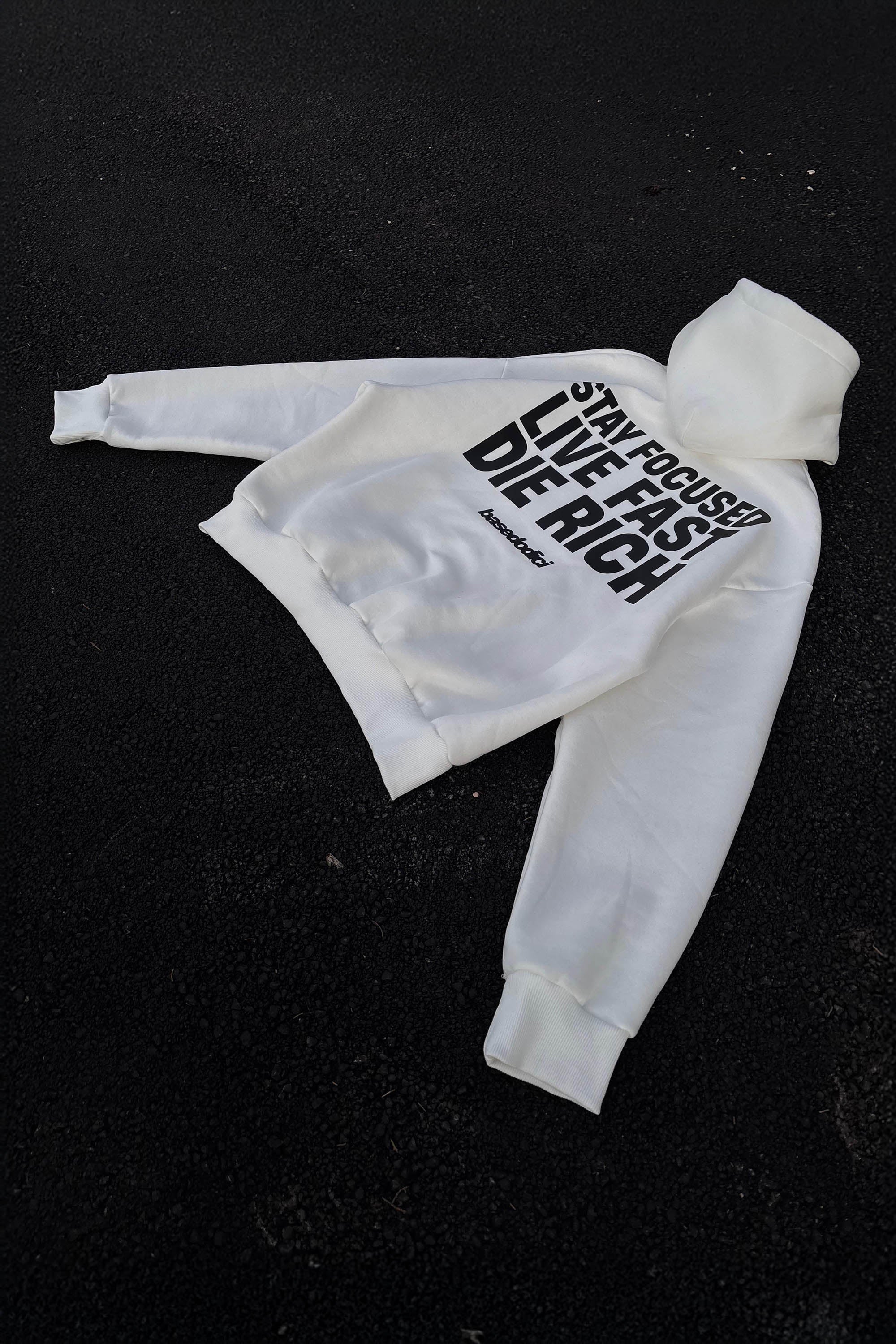 Hoodie “THECRUISE” StayFocused White - Image 3