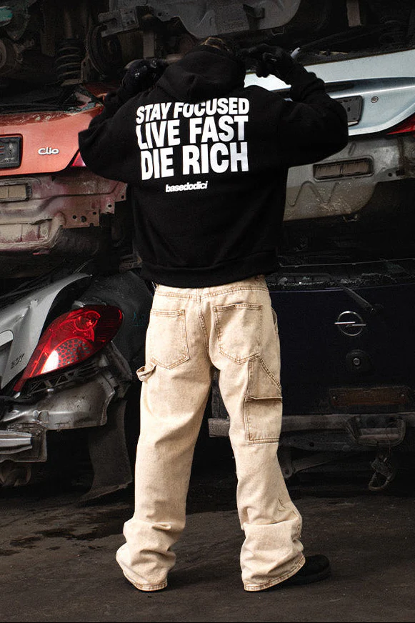 Hoodie “THECRUISE” StayFocused Black - Image 4