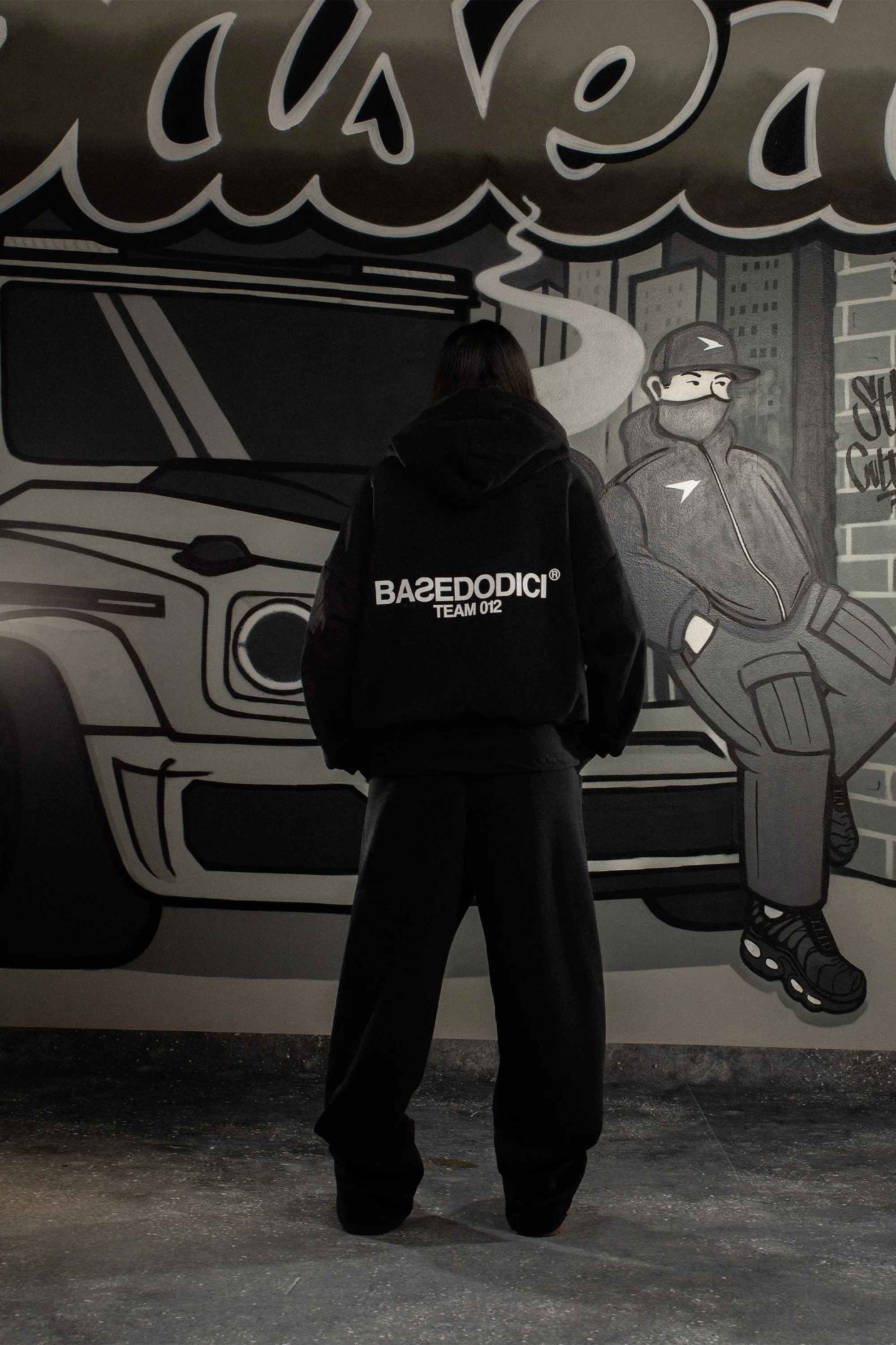Hoodie "COMFY" Team012 Black - Image 3