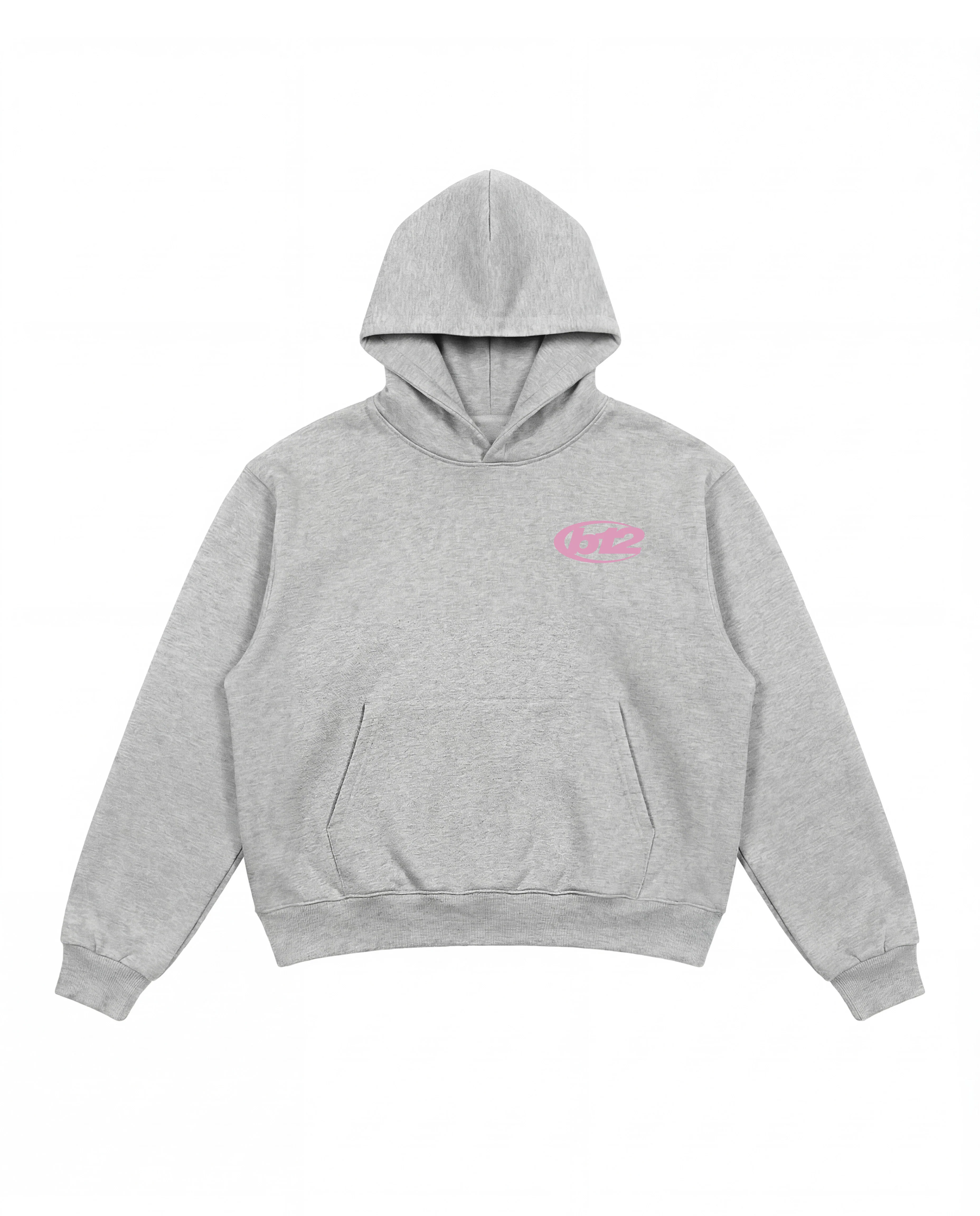 Hoodie "VALENTINE" LoveIsWar AshGrey - Image 5