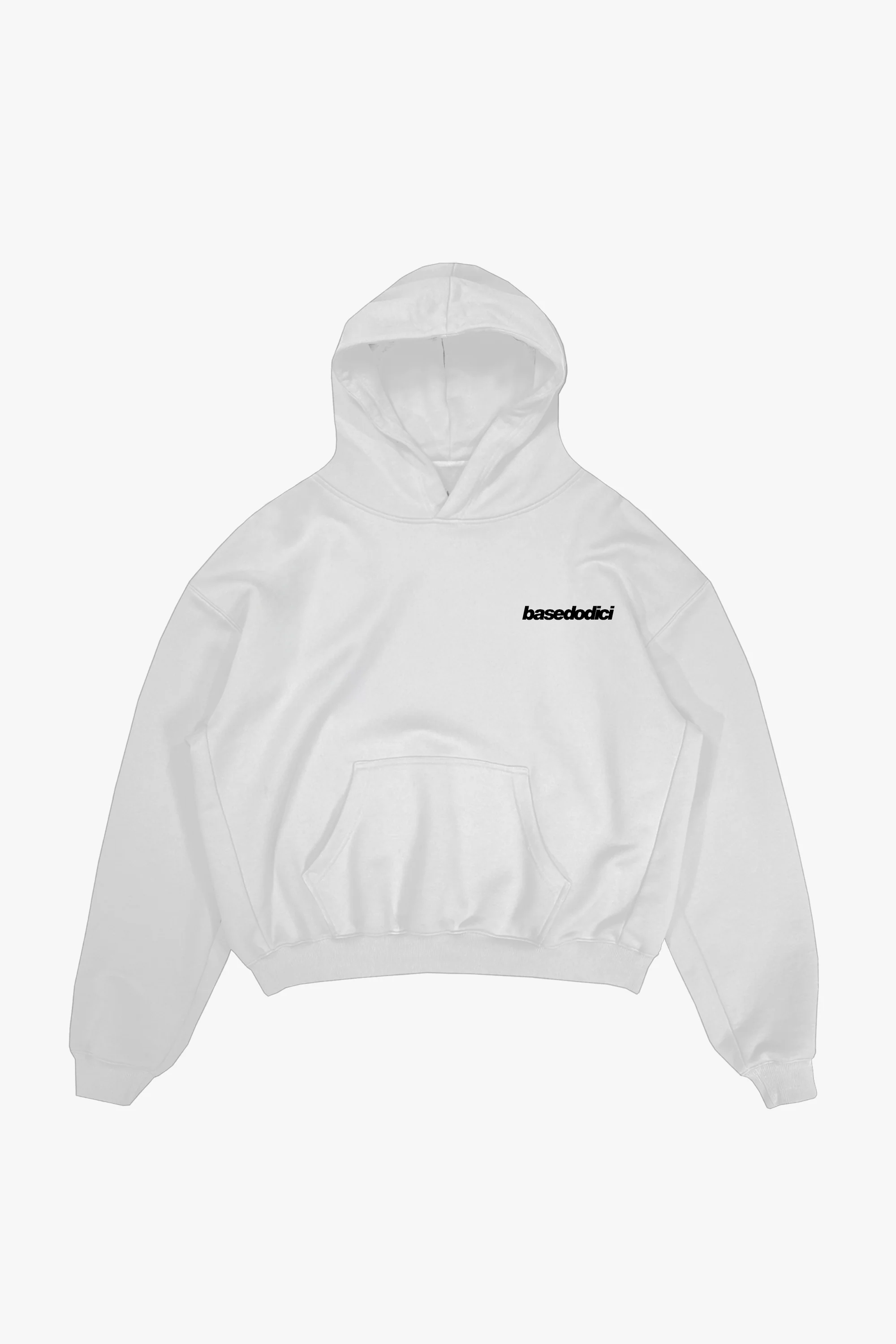 Hoodie "WORLD TOUR" Italian Rich White - Image 4