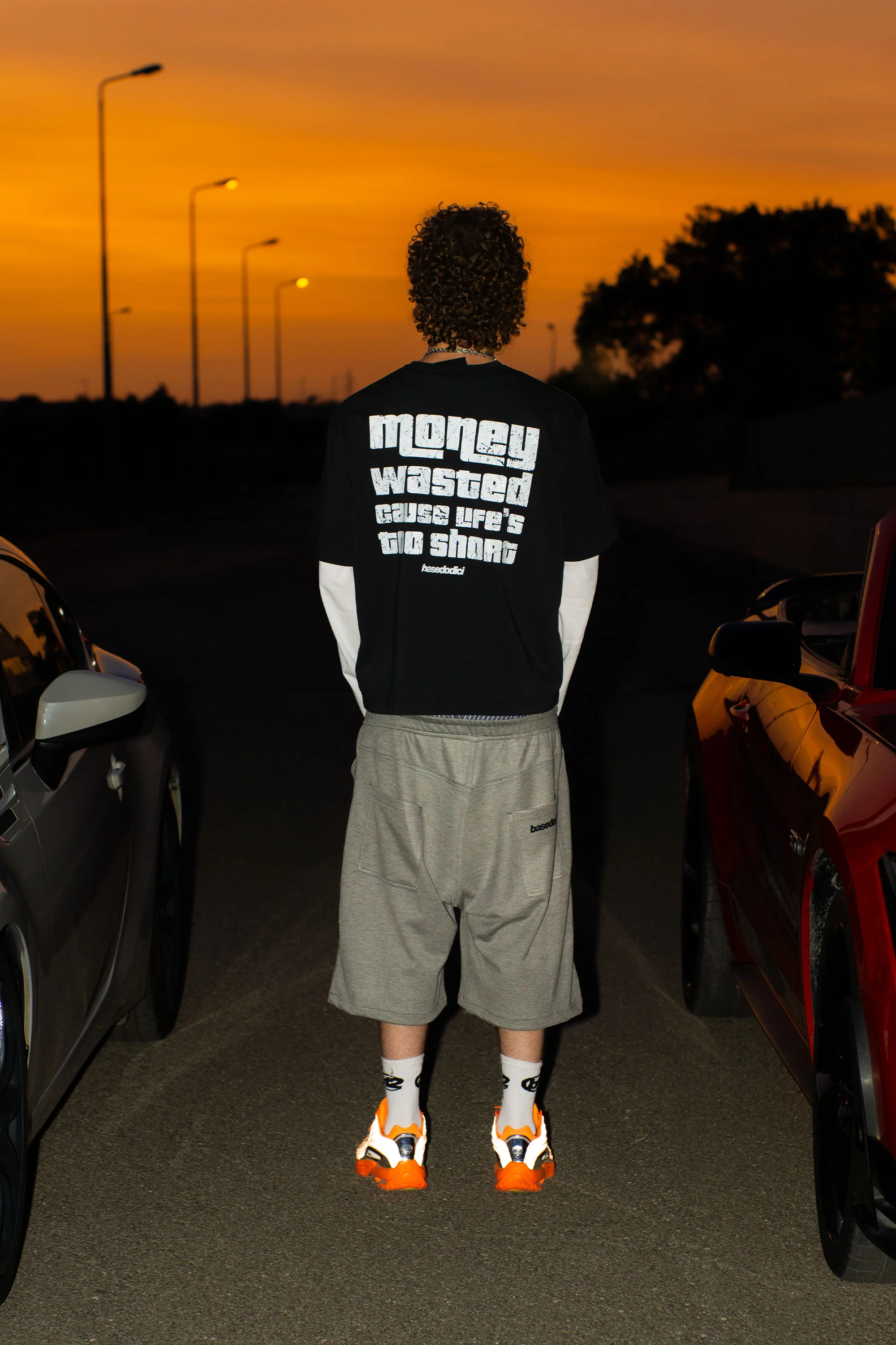 Jorts Comfy “LIVE FAST” Logo Grey - Image 12