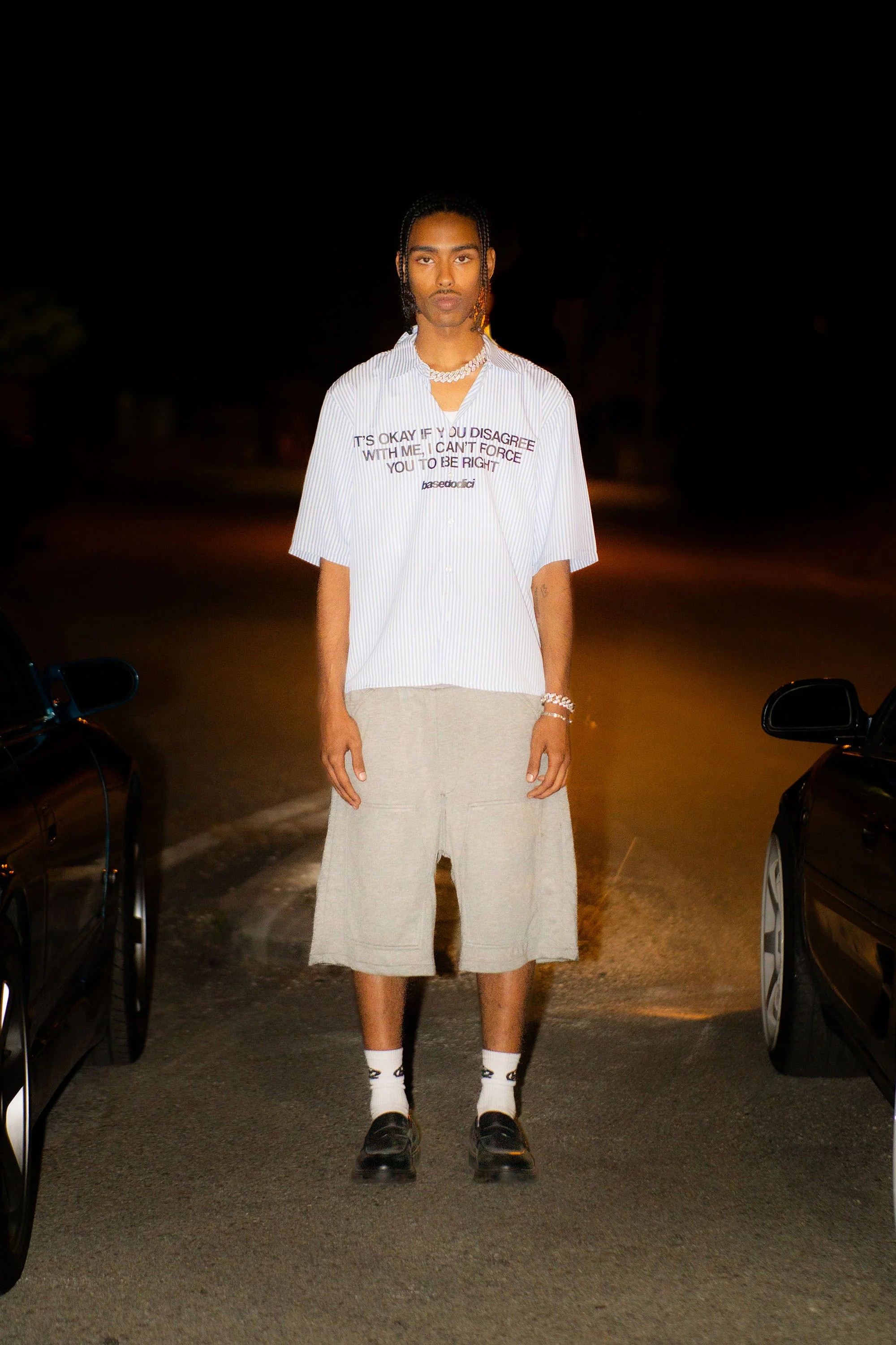 Jorts Comfy “LIVE FAST” Logo Grey - Image 6