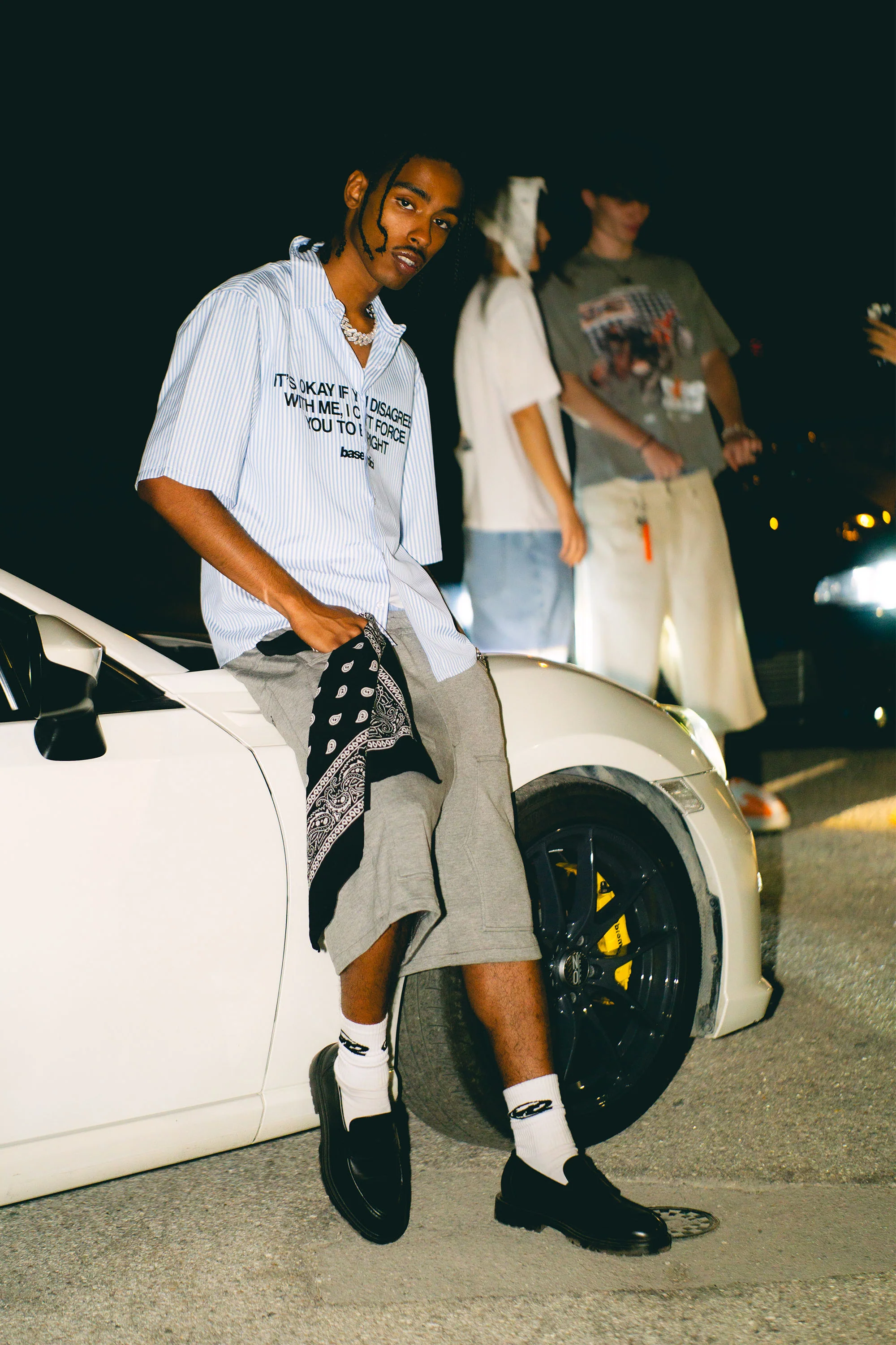 Jorts Comfy “LIVE FAST” Logo Grey - Image 7