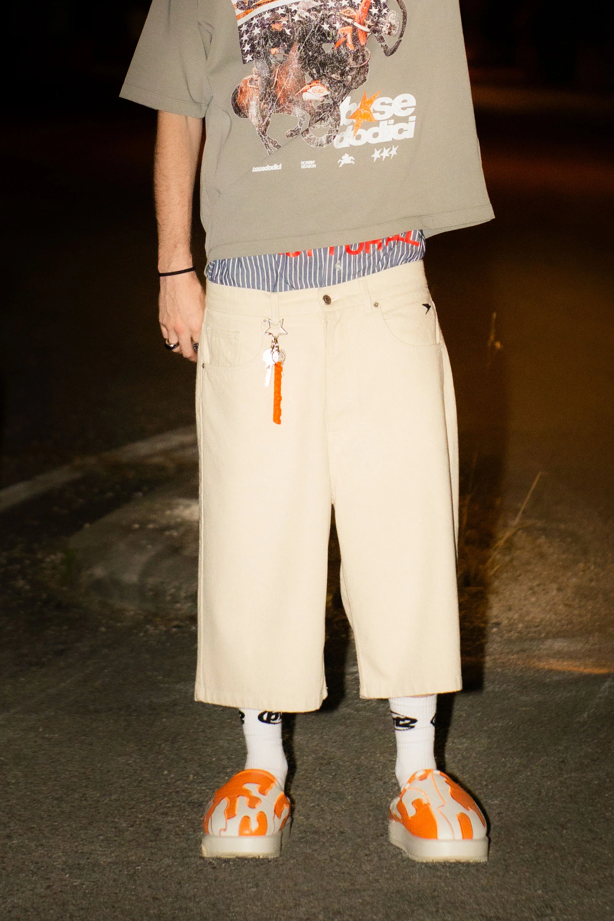 Jorts “LIVE FAST” B12 Cream - Image 4