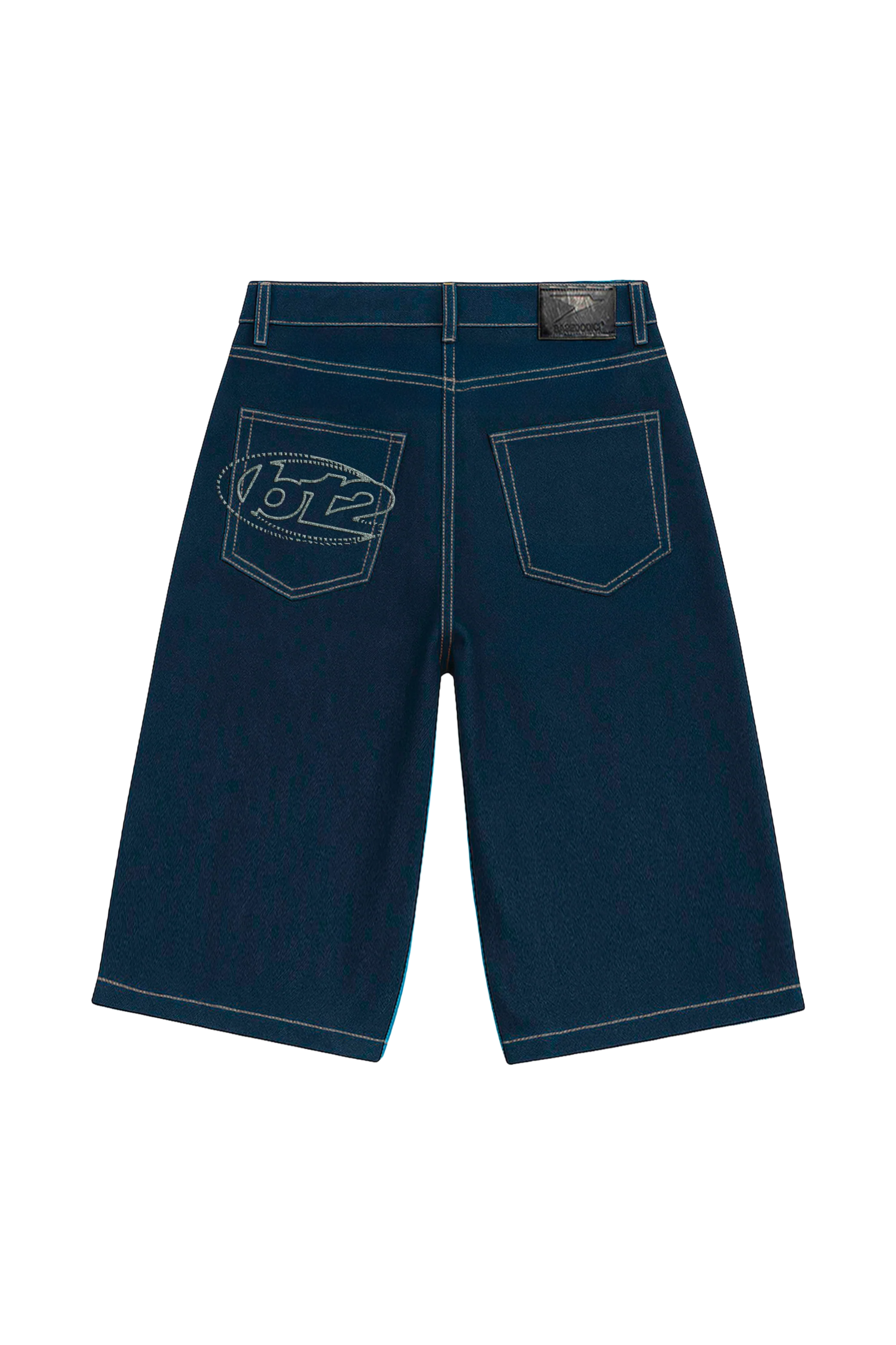 Jorts “LIVE FAST” B12 Denim Raw - Image 2