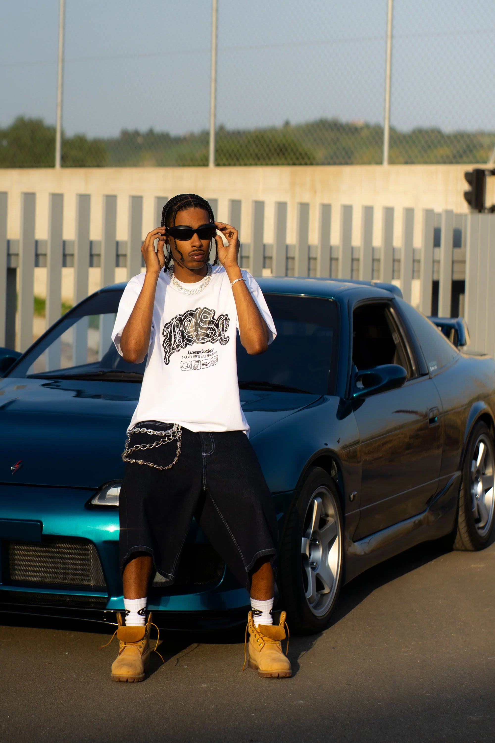 Jorts “LIVE FAST” B12 Denim Raw - Image 5
