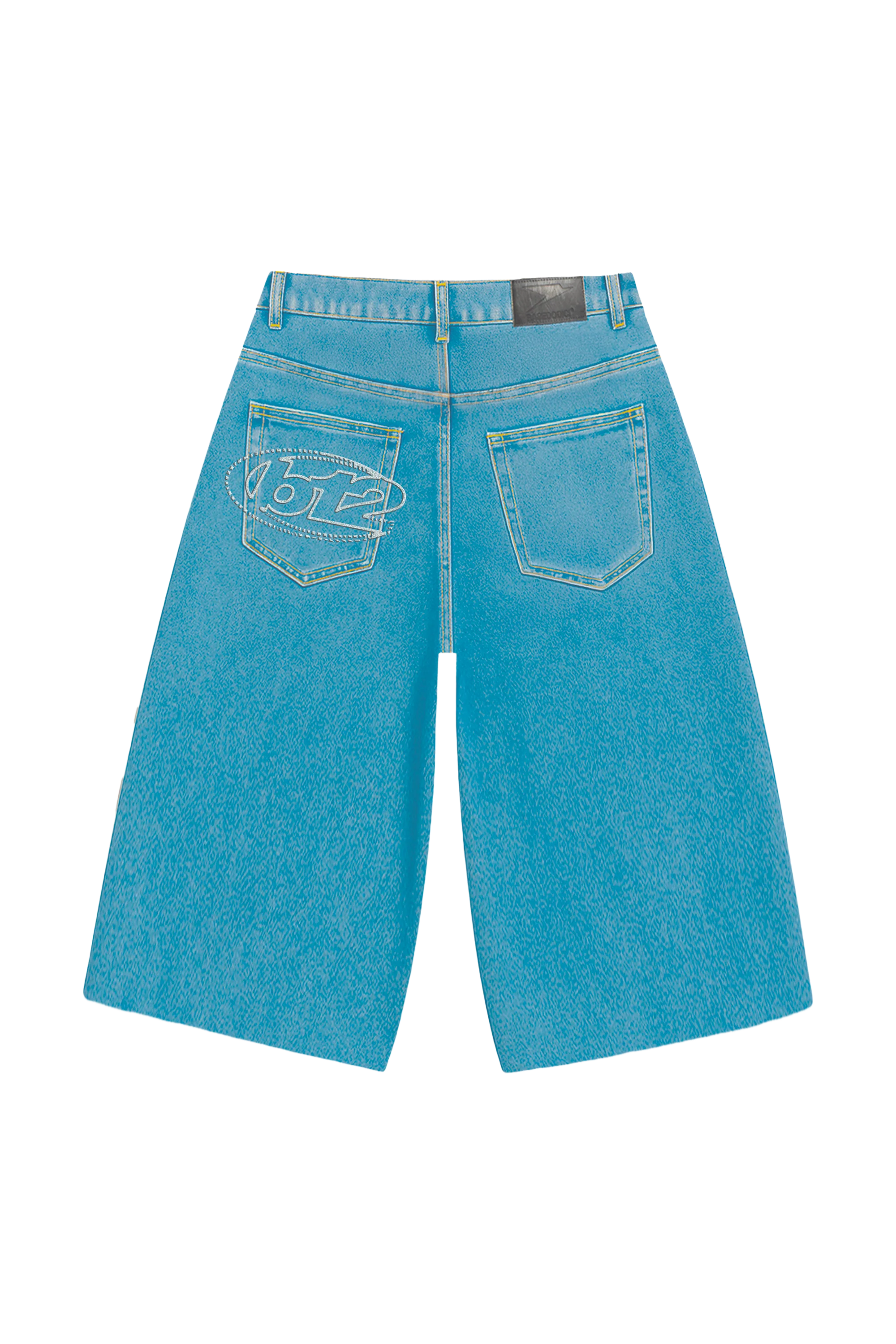 Jorts “LIVE FAST” B12 Light Blue