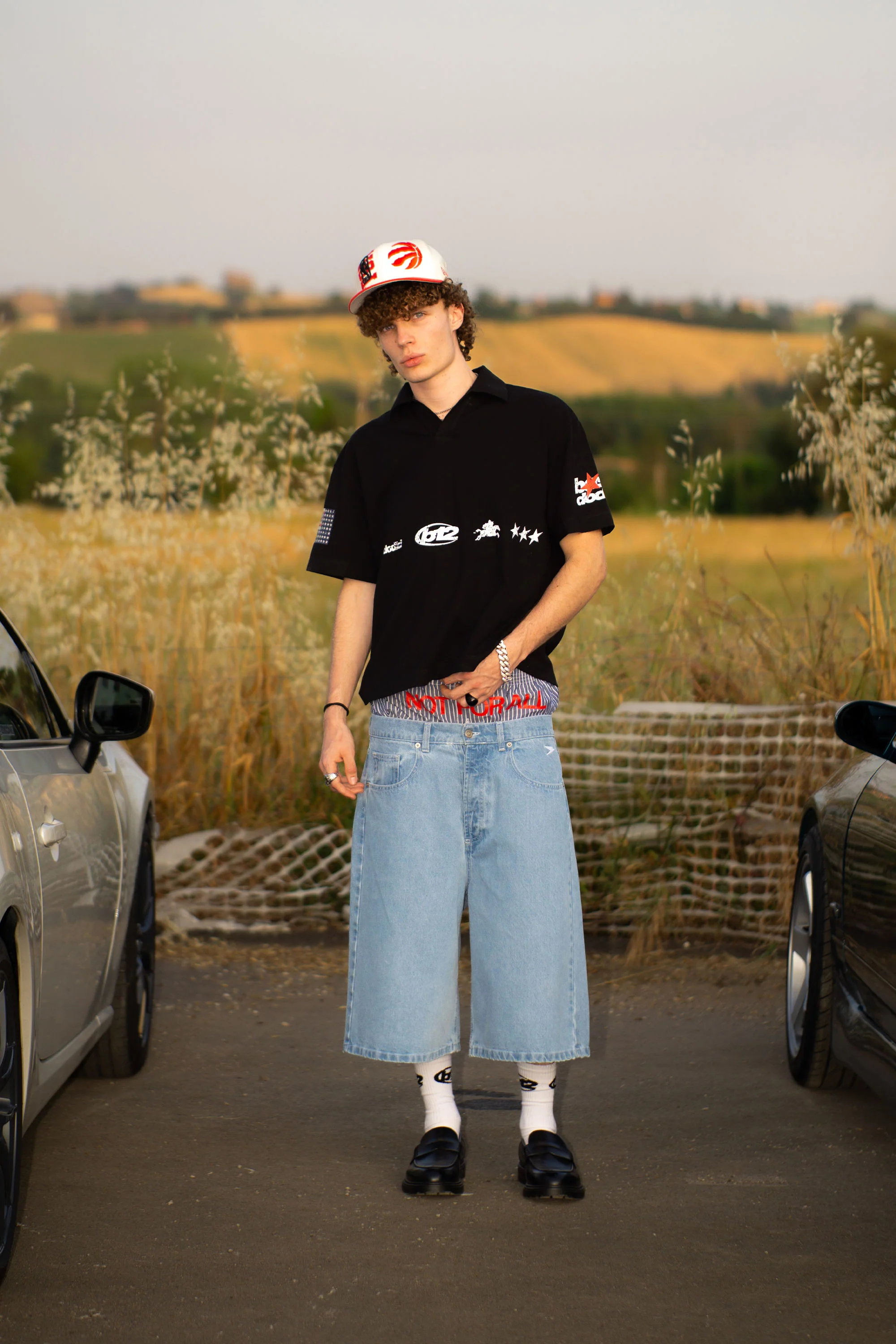 Jorts “LIVE FAST” B12 Light Blue - Image 5