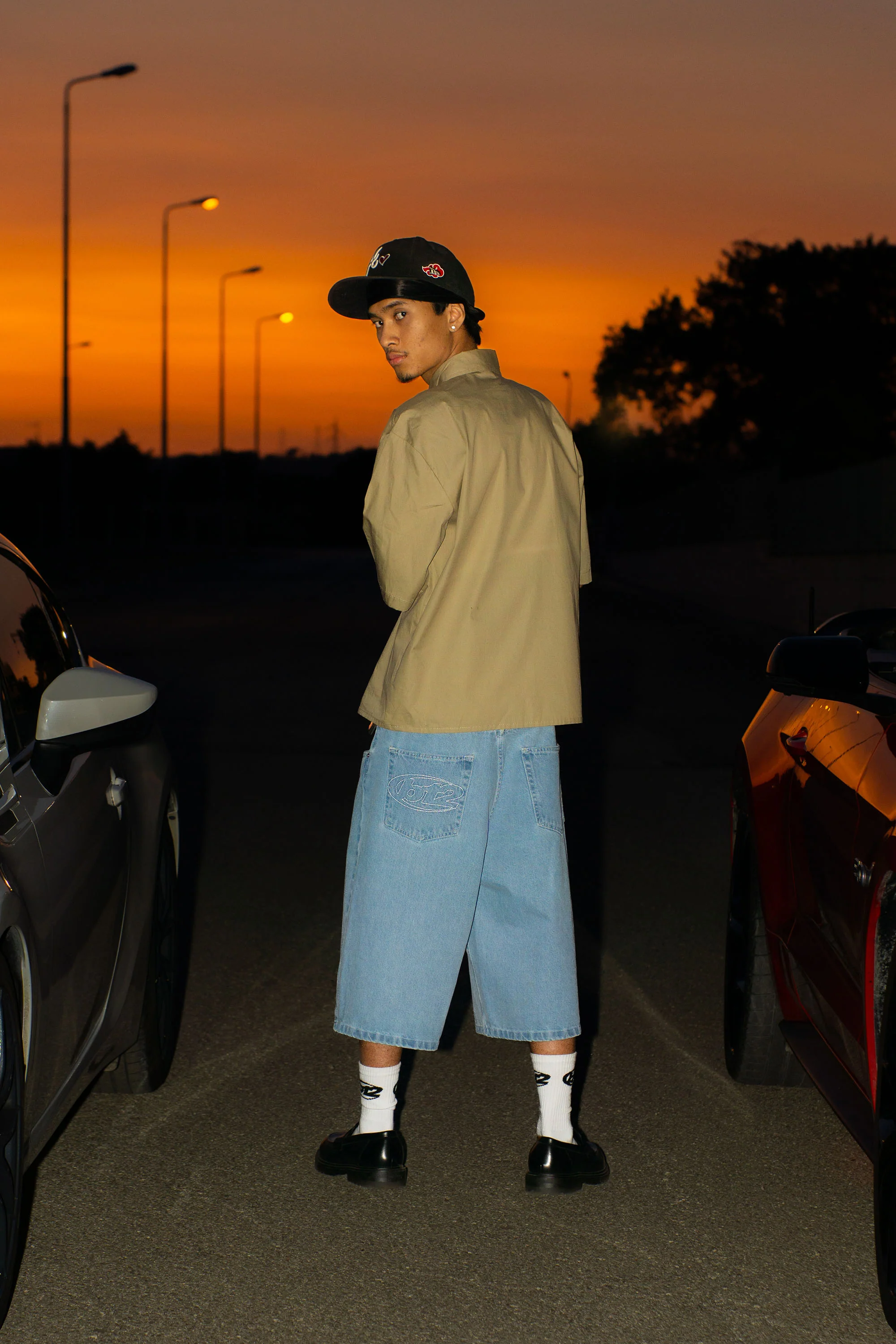 Jorts “LIVE FAST” B12 Light Blue - Image 9