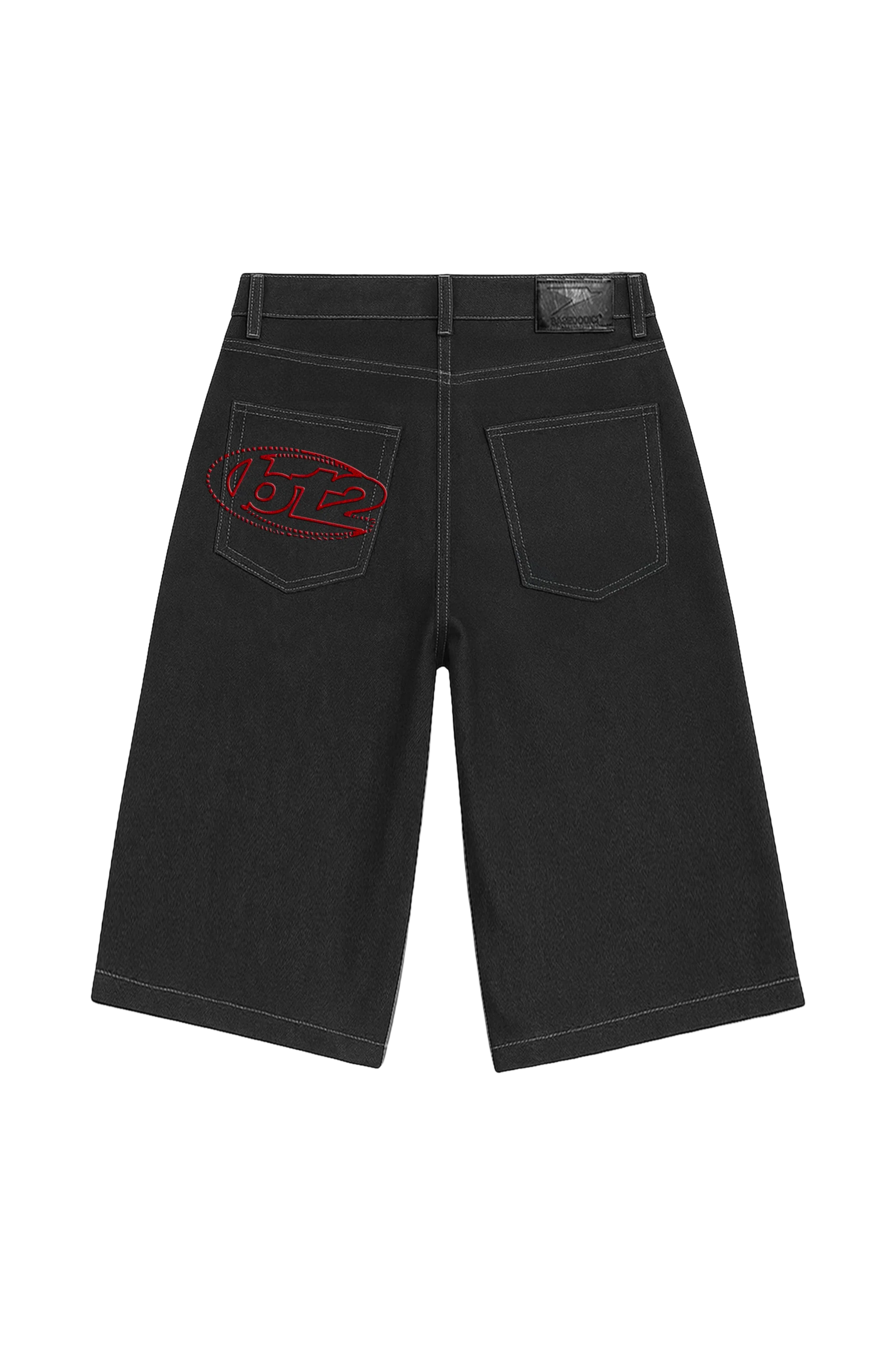 Jorts “LIVE FAST” B12 Raw Black