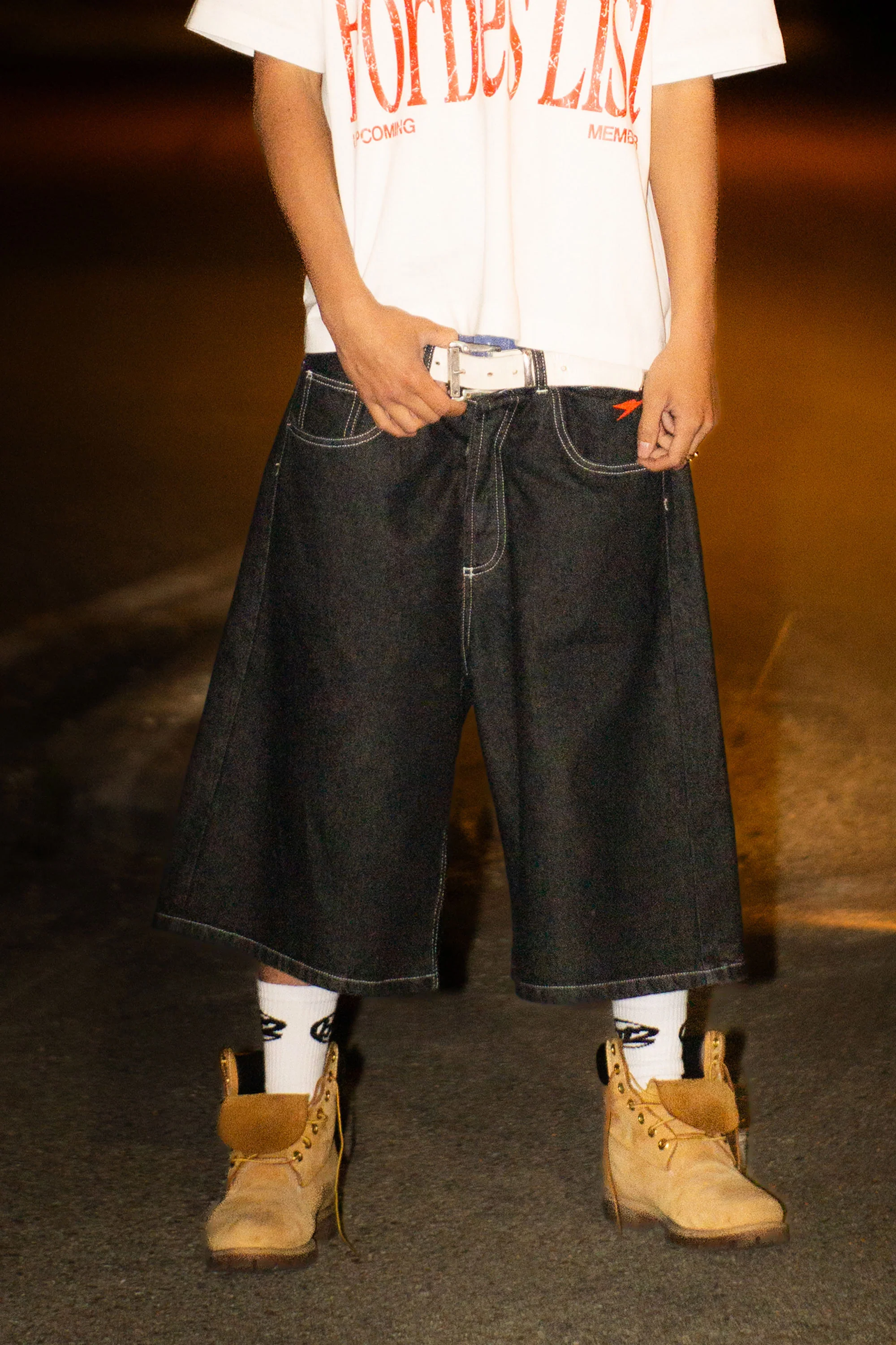 Jorts “LIVE FAST” B12 Raw Black - Image 3