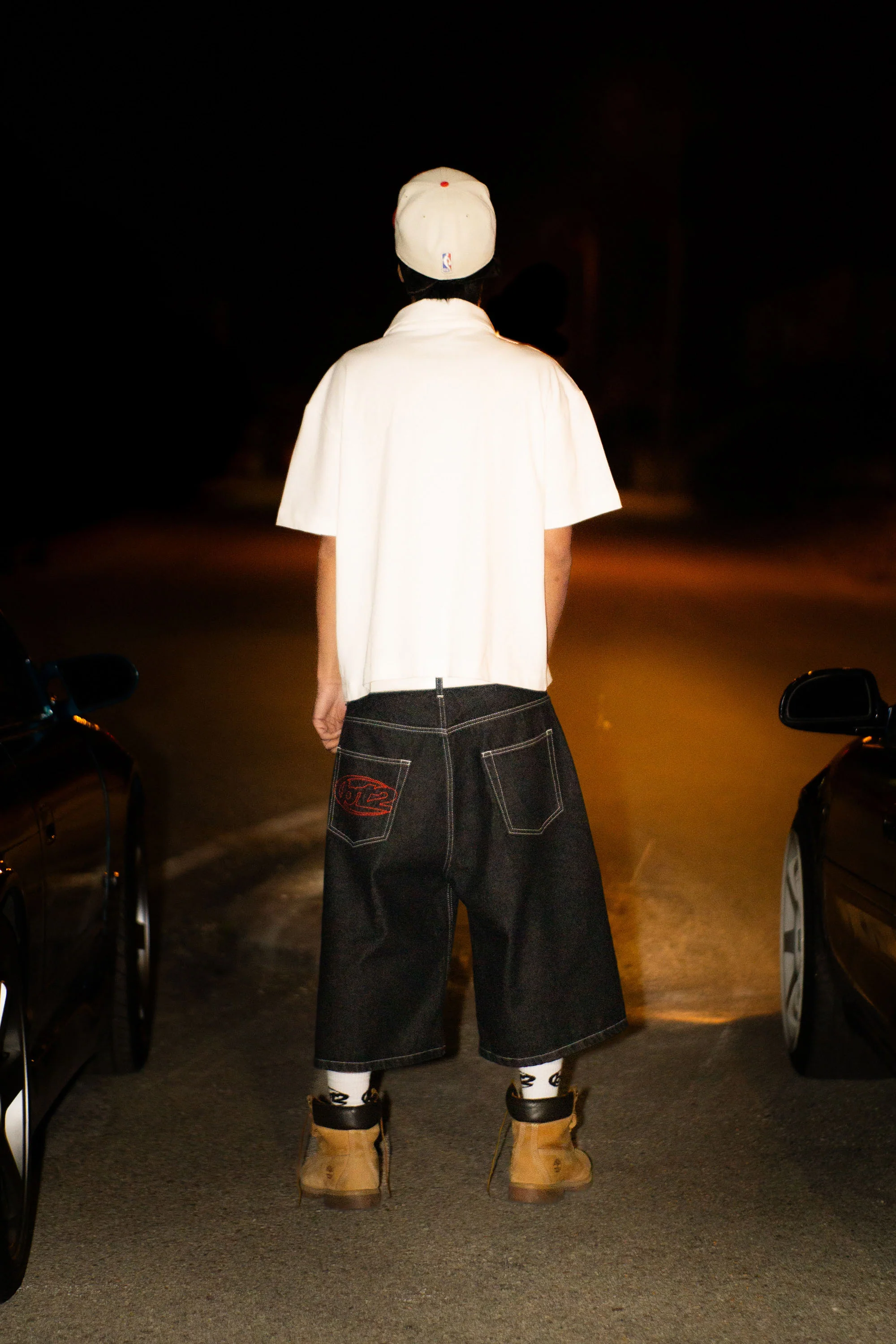 Jorts “LIVE FAST” B12 Raw Black - Image 6