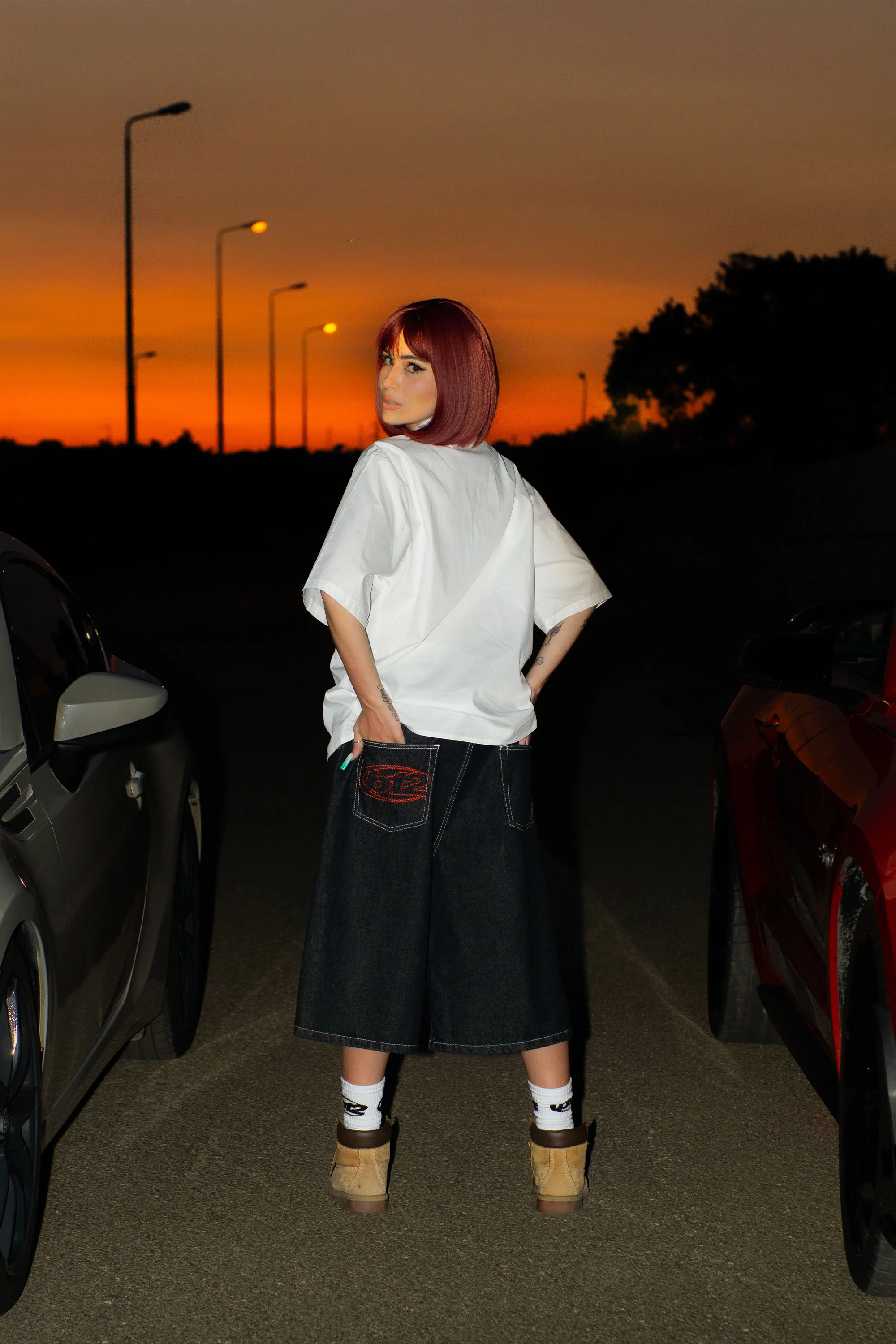 Jorts “LIVE FAST” B12 Raw Black - Image 8