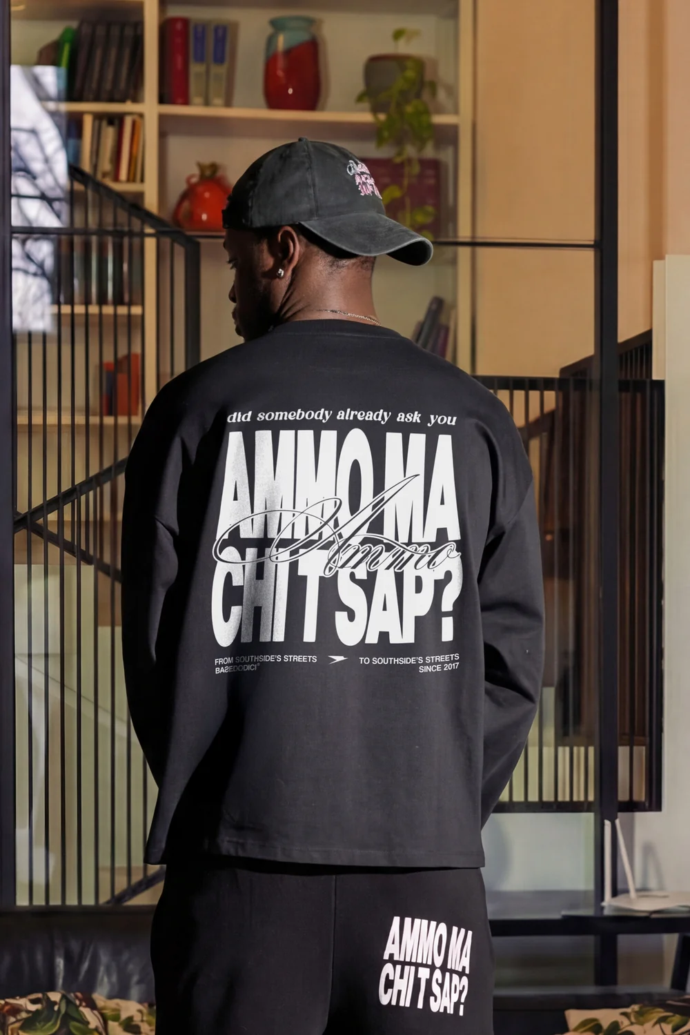 Longsleeve "AMMO" CHI'T'SAP Black/BasicScript - Image 4