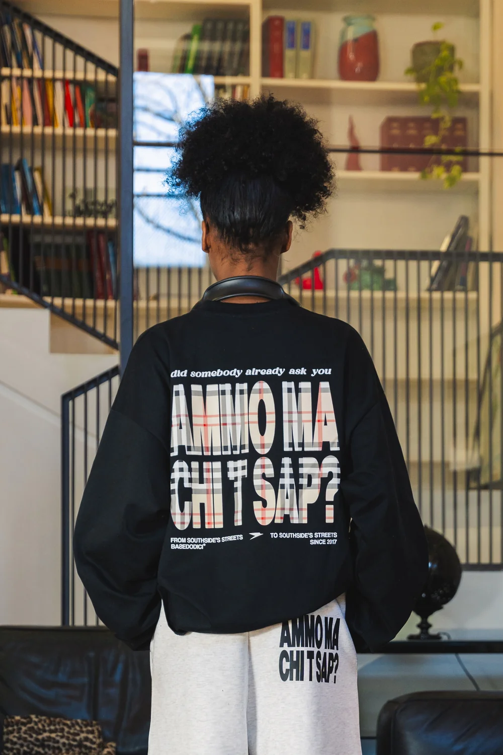 Longsleeve "AMMO" CHI'T'SAP Black/Burby - Image 2